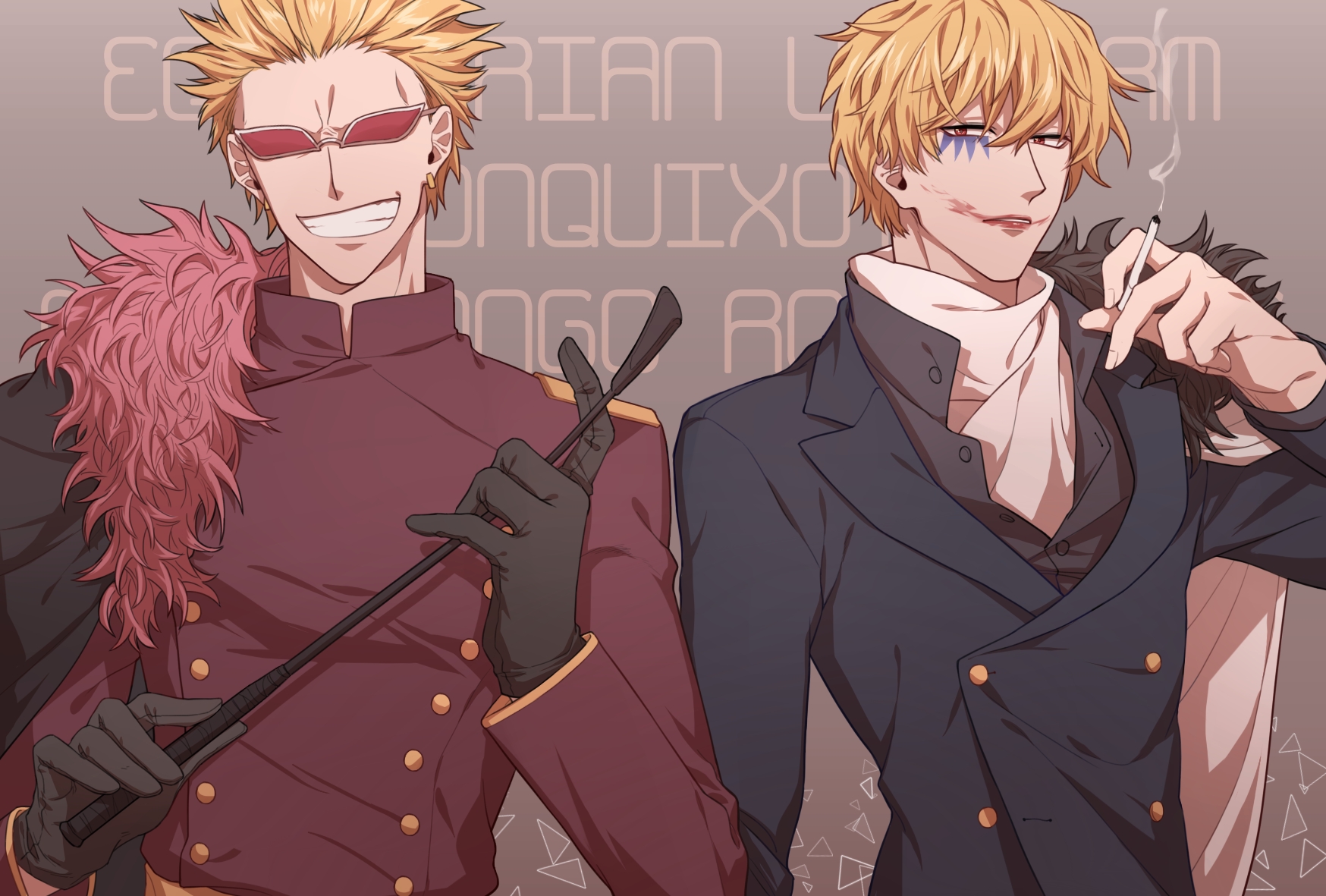 One Piece Duo Doflamingo & Rosinante HD Wallpaper