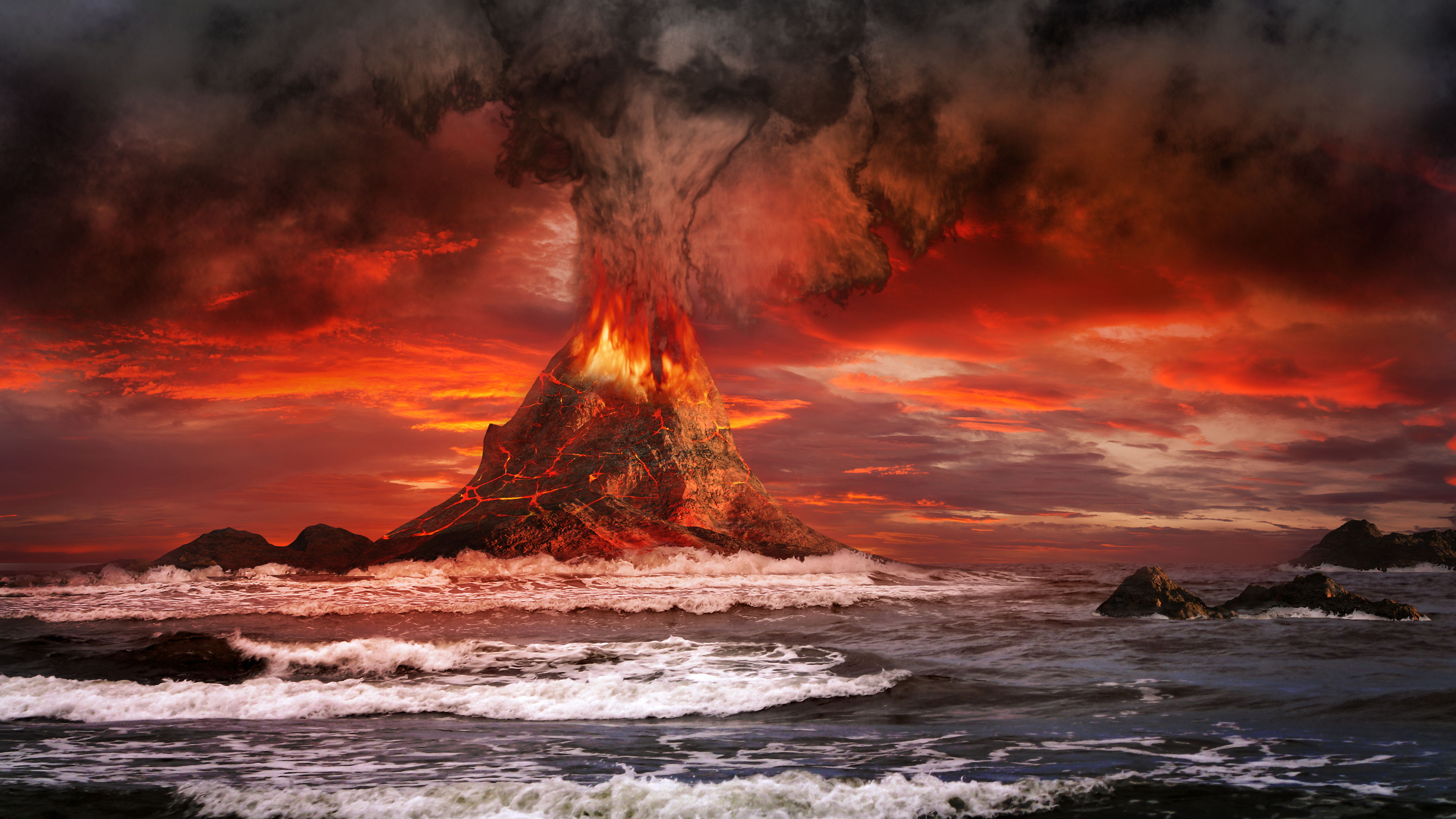 1 Volcano HD Wallpapers Backgrounds Wallpaper Abyss