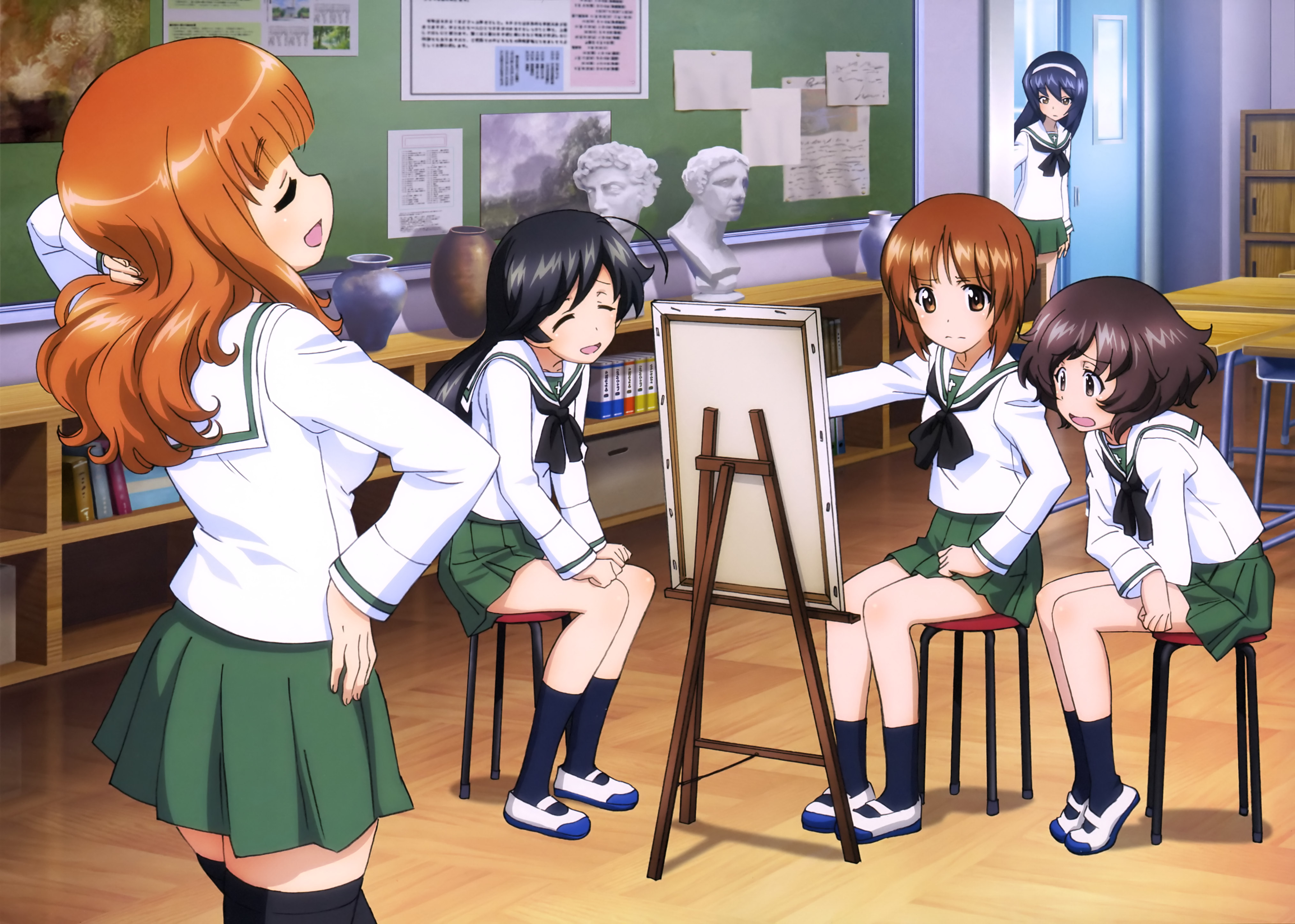 Girls und Panzer 4k Ultra HD Wallpaper Background Image