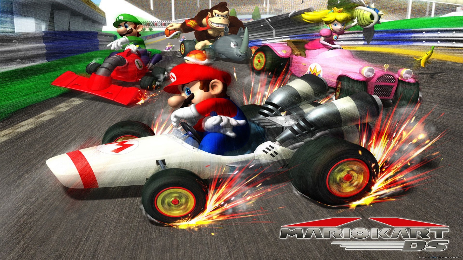 Mario Kart Ds HD Wallpaper Background Image 1920x1080