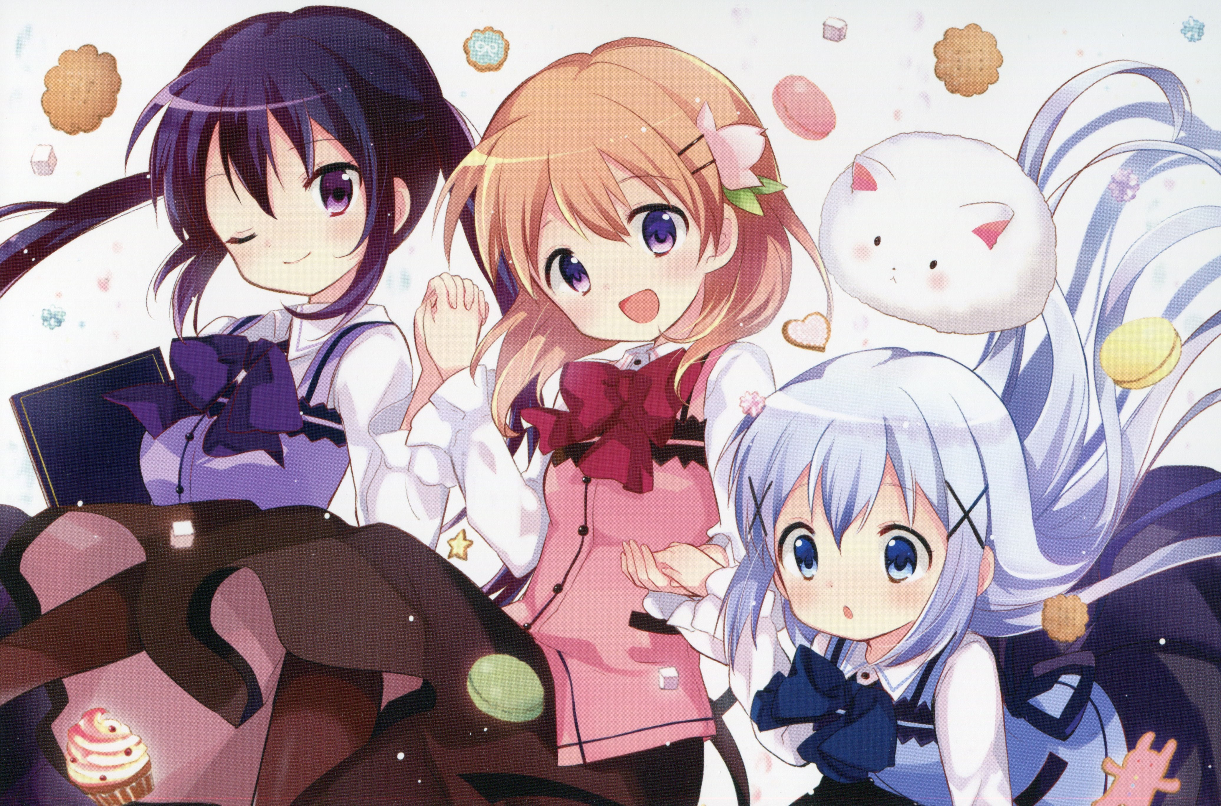 Gochuumon wa Usagi Desu ka? 4k Ultra Fondo de pantalla HD