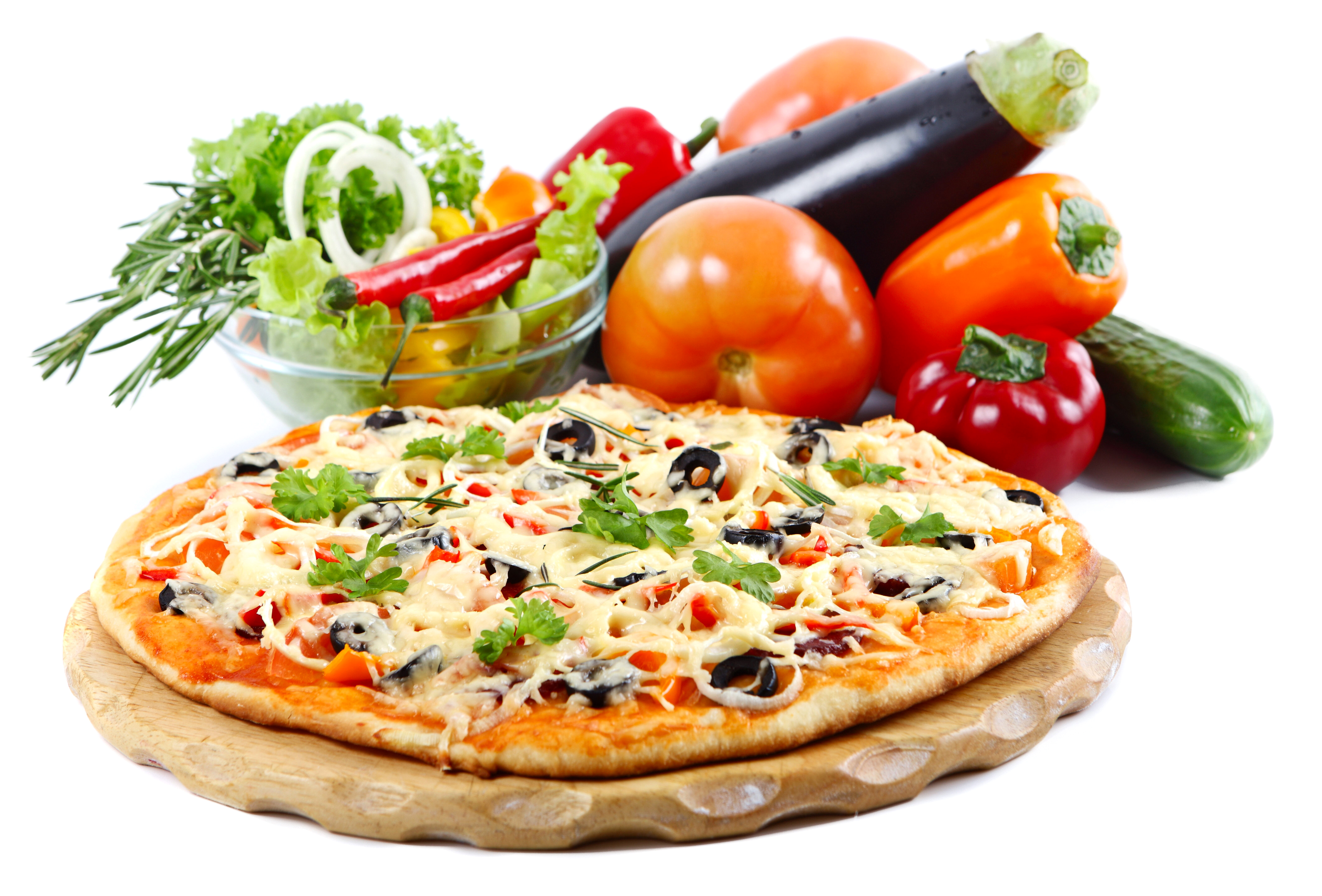 Download Pepper Vegetable Food Pizza 4k Ultra HD Wallpaper