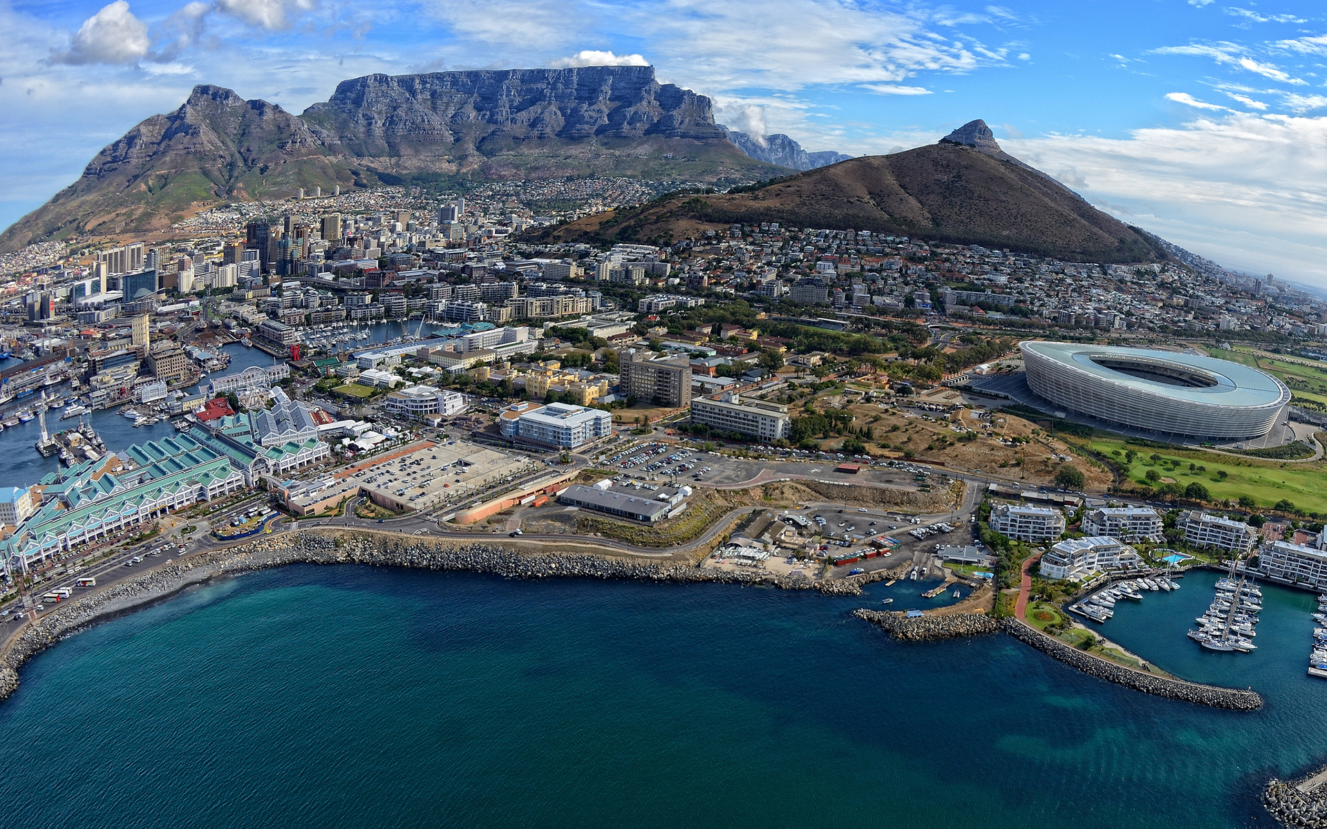 Download Cityscape South Africa Man Made Cape Town HD Wallpaper