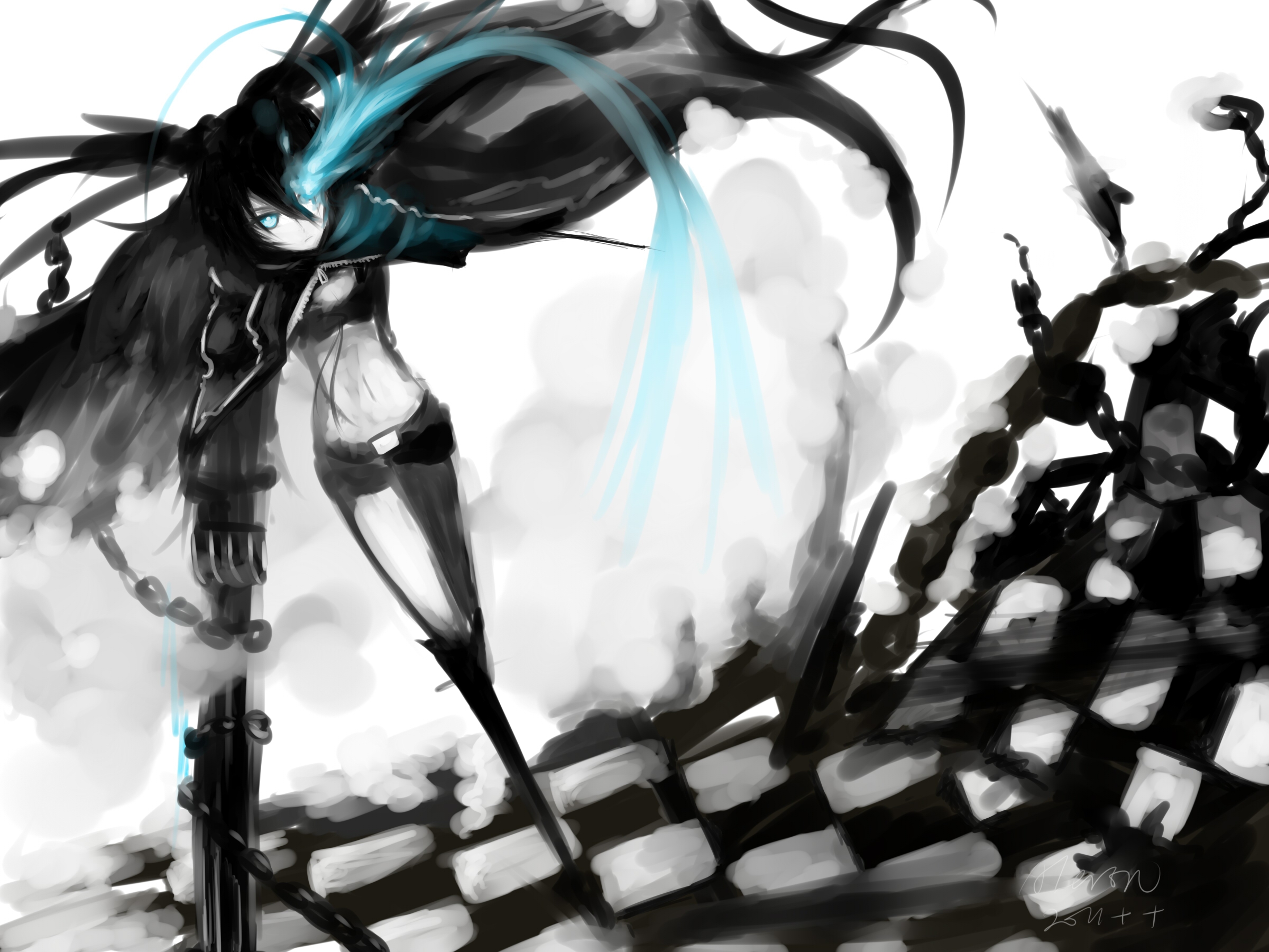 Download Anime Black Rock Shooter HD Wallpaper