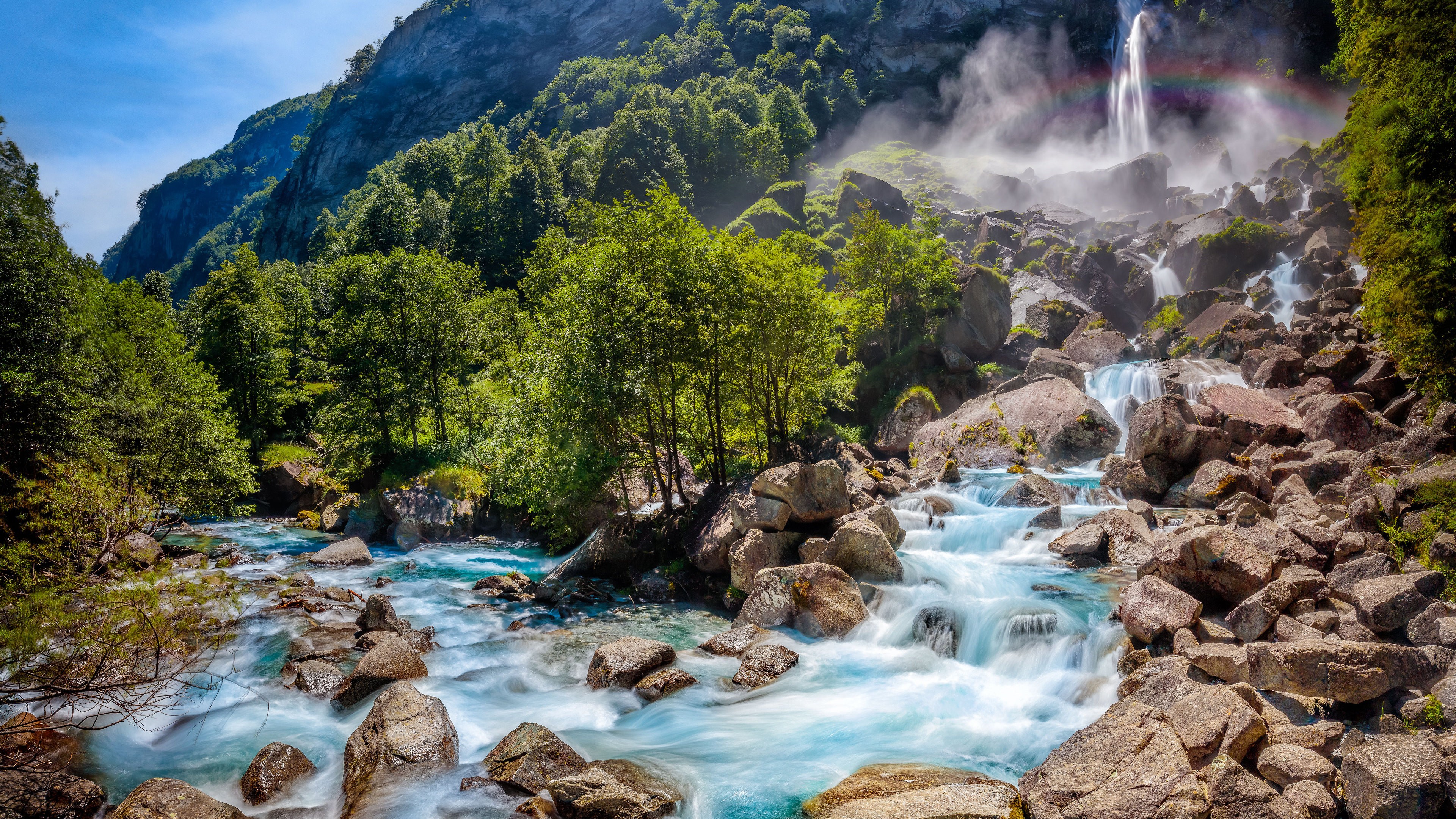 Waterfall 4k Ultra HD Wallpaper Background Image