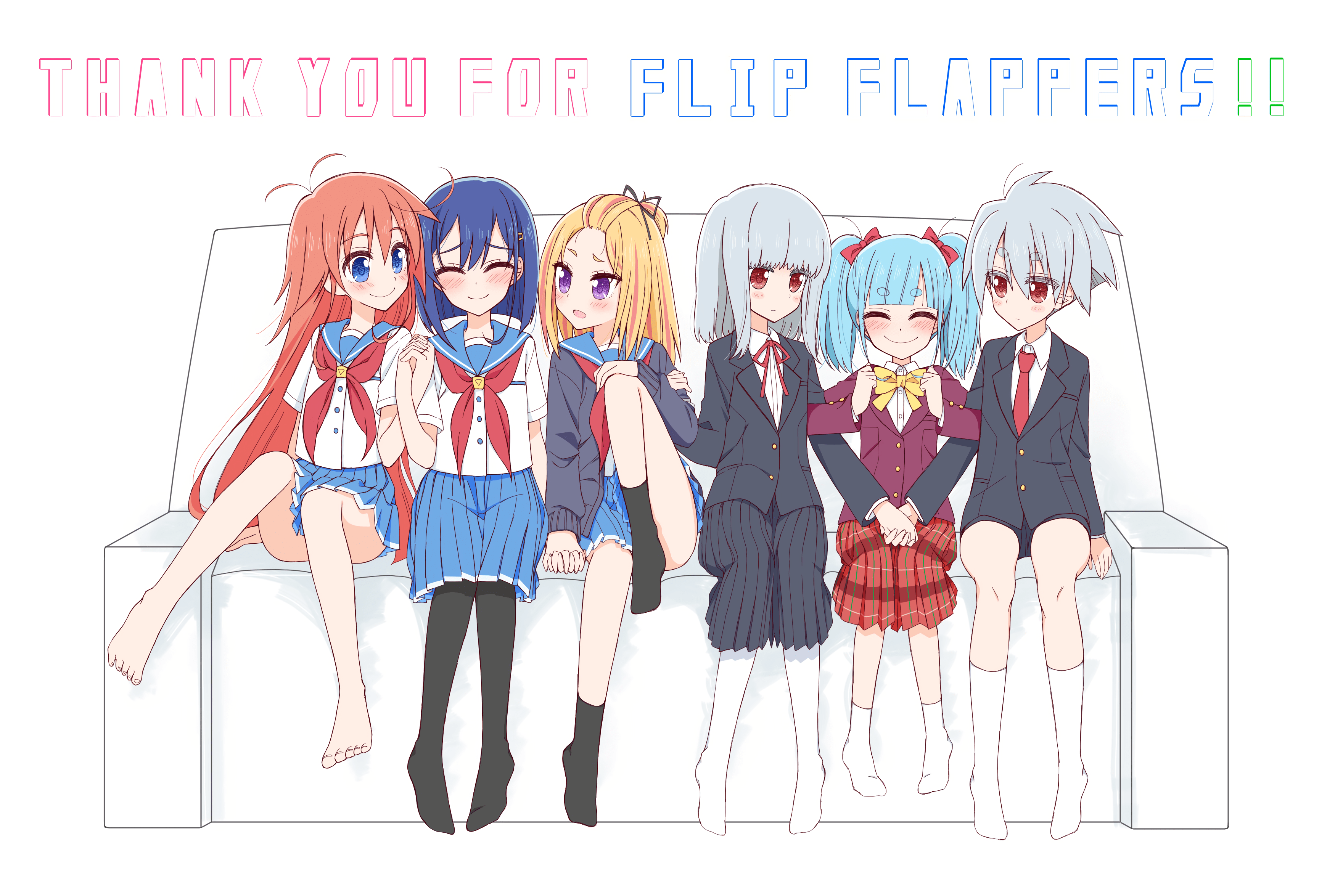 Flip Flappers Wallpaper