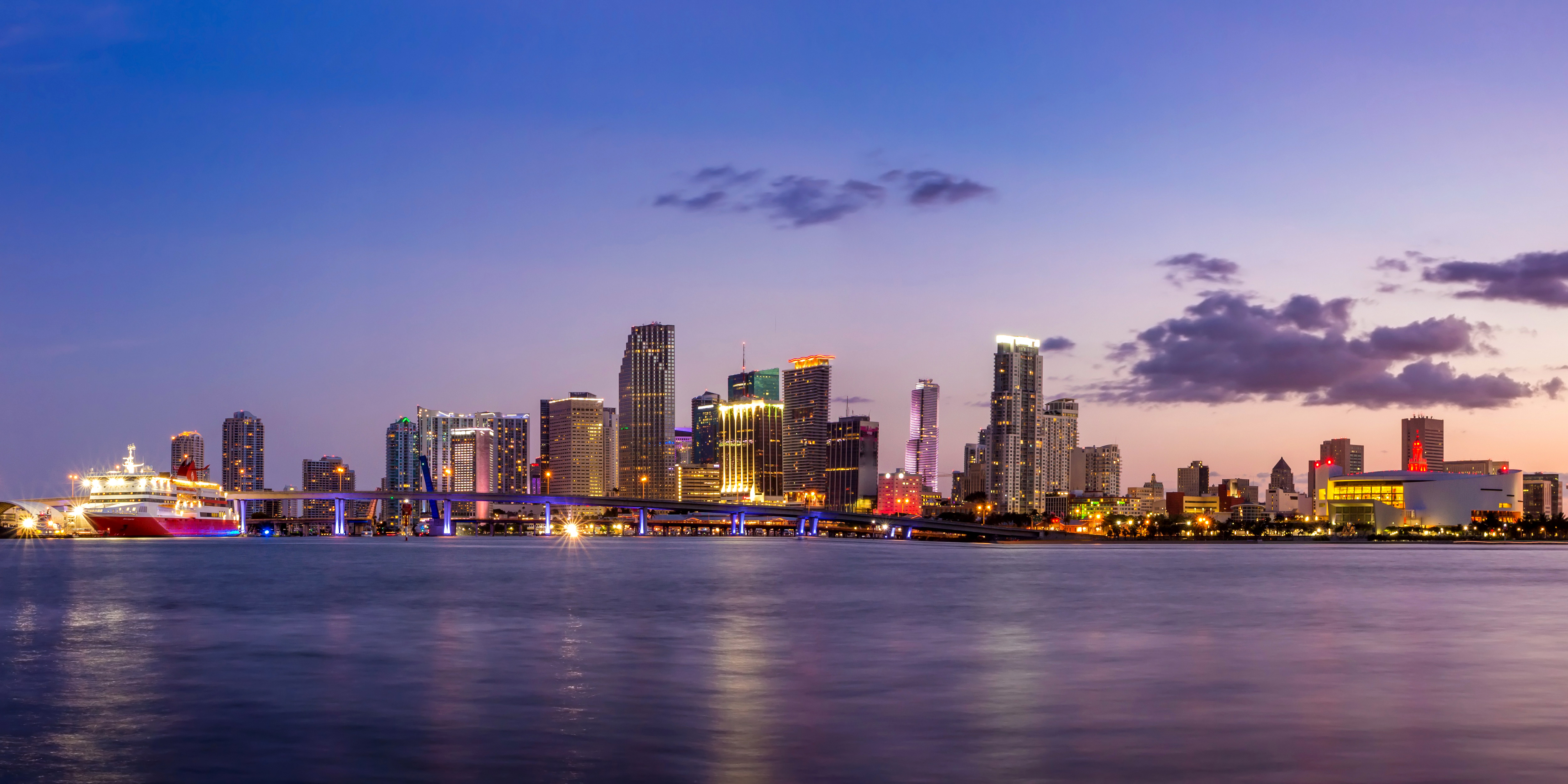 Miami 4k Ultra HD Wallpaper Background Image 5000x2500