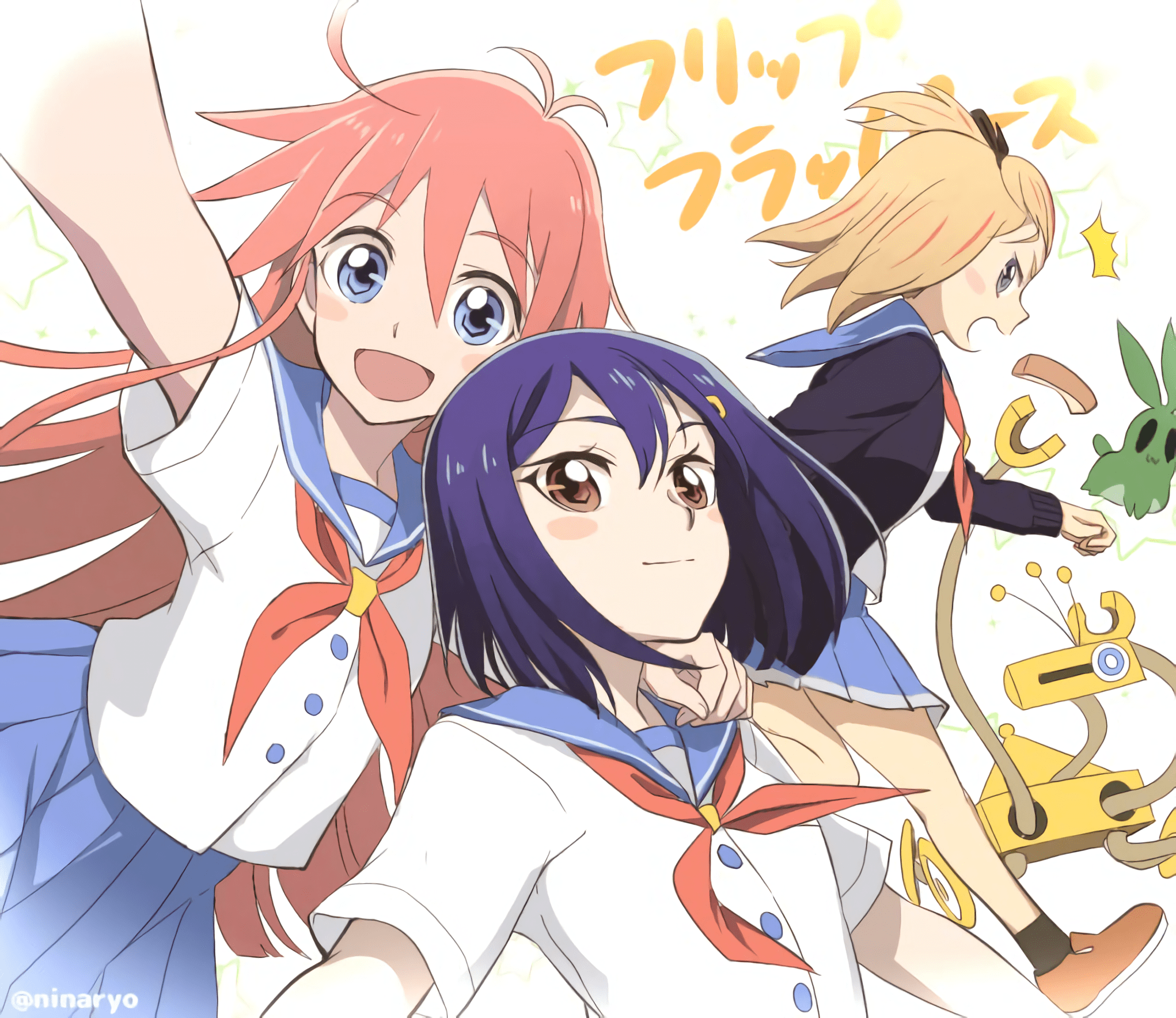 Flip Flappers HD Wallpaper Background Image 2042x1767 ID838050