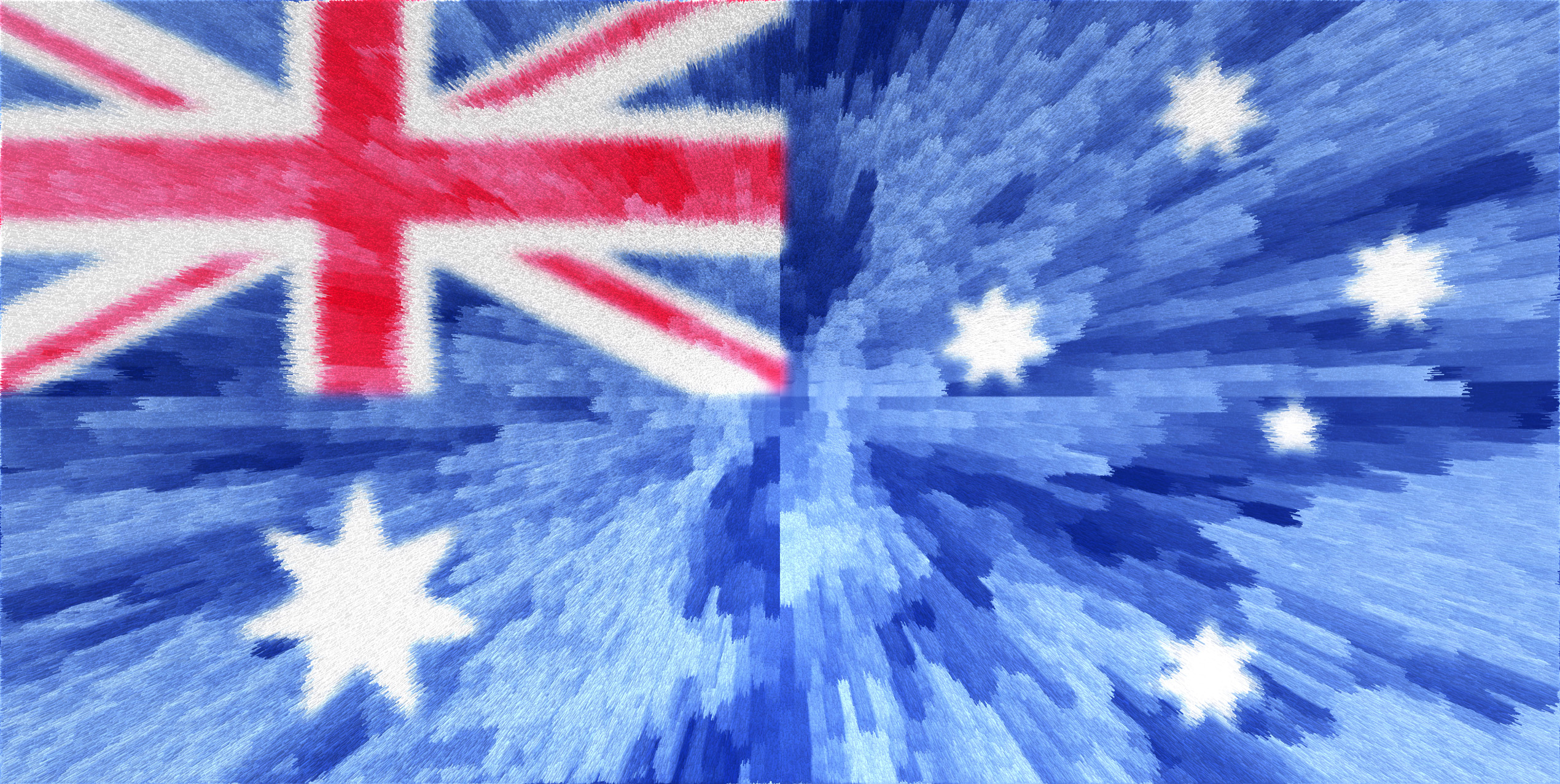 Australian Flag by DrPen