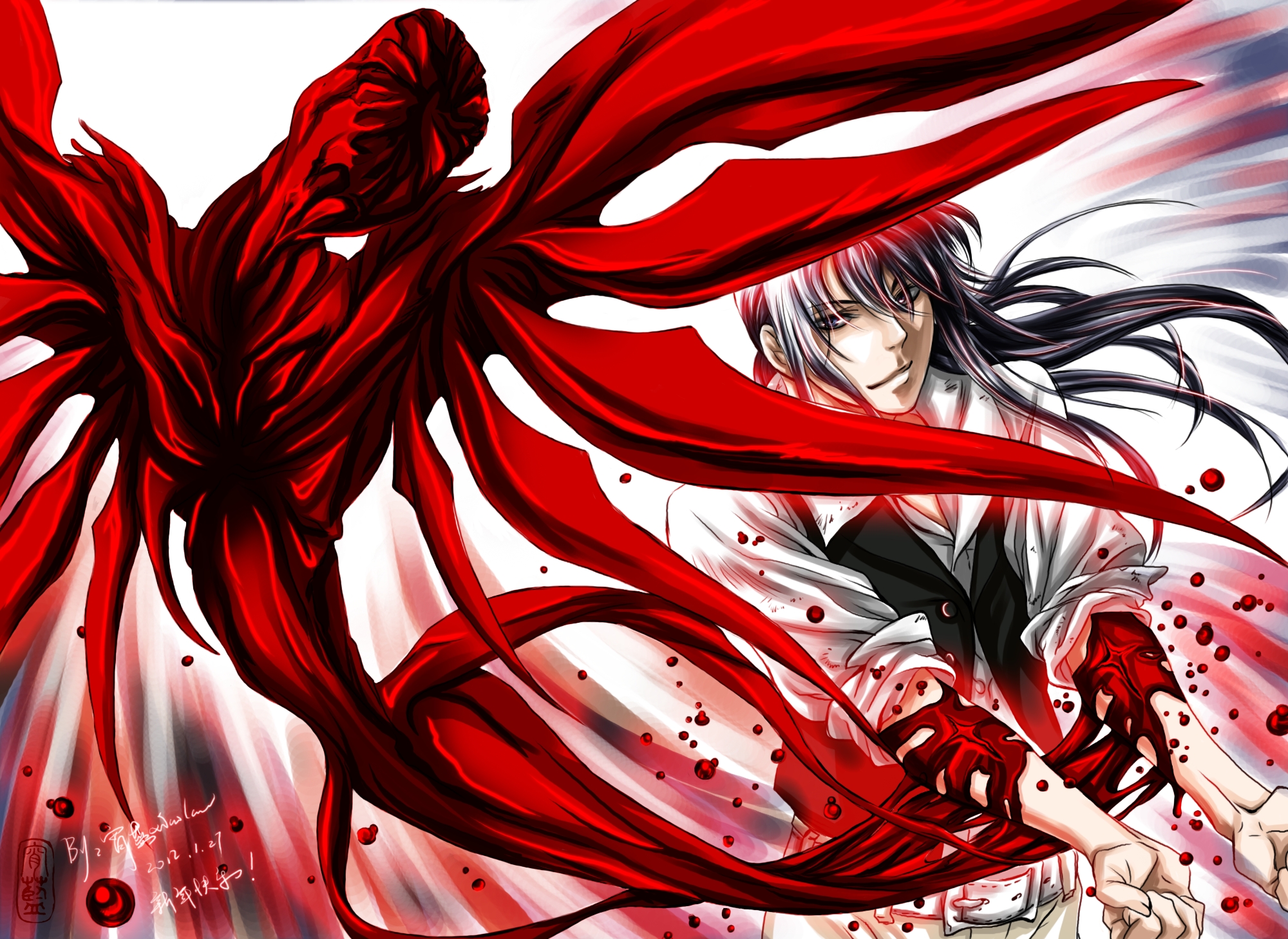 Download Yu Kanda Anime D.Grayman HD Wallpaper by Hoshino Katsura