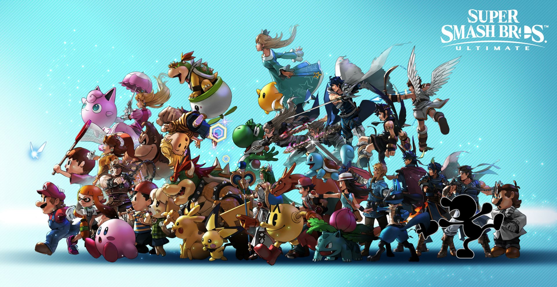 Super Smash Bros. Ultimate HD Wallpaper Background Image 3411x1757