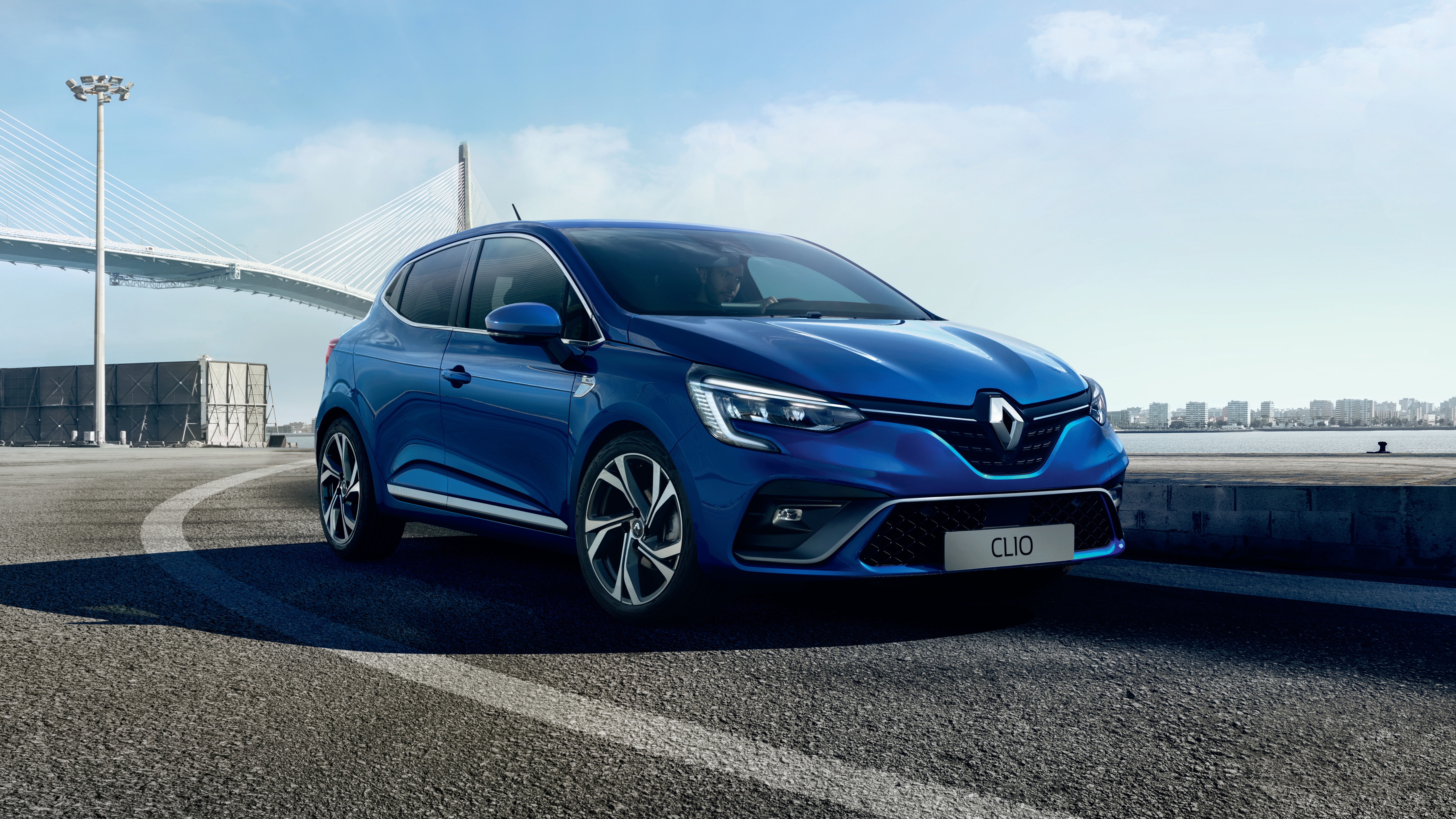 Download Compact Car Car Renault Vehicle Renault Clio 4k Ultra HD Wallpaper