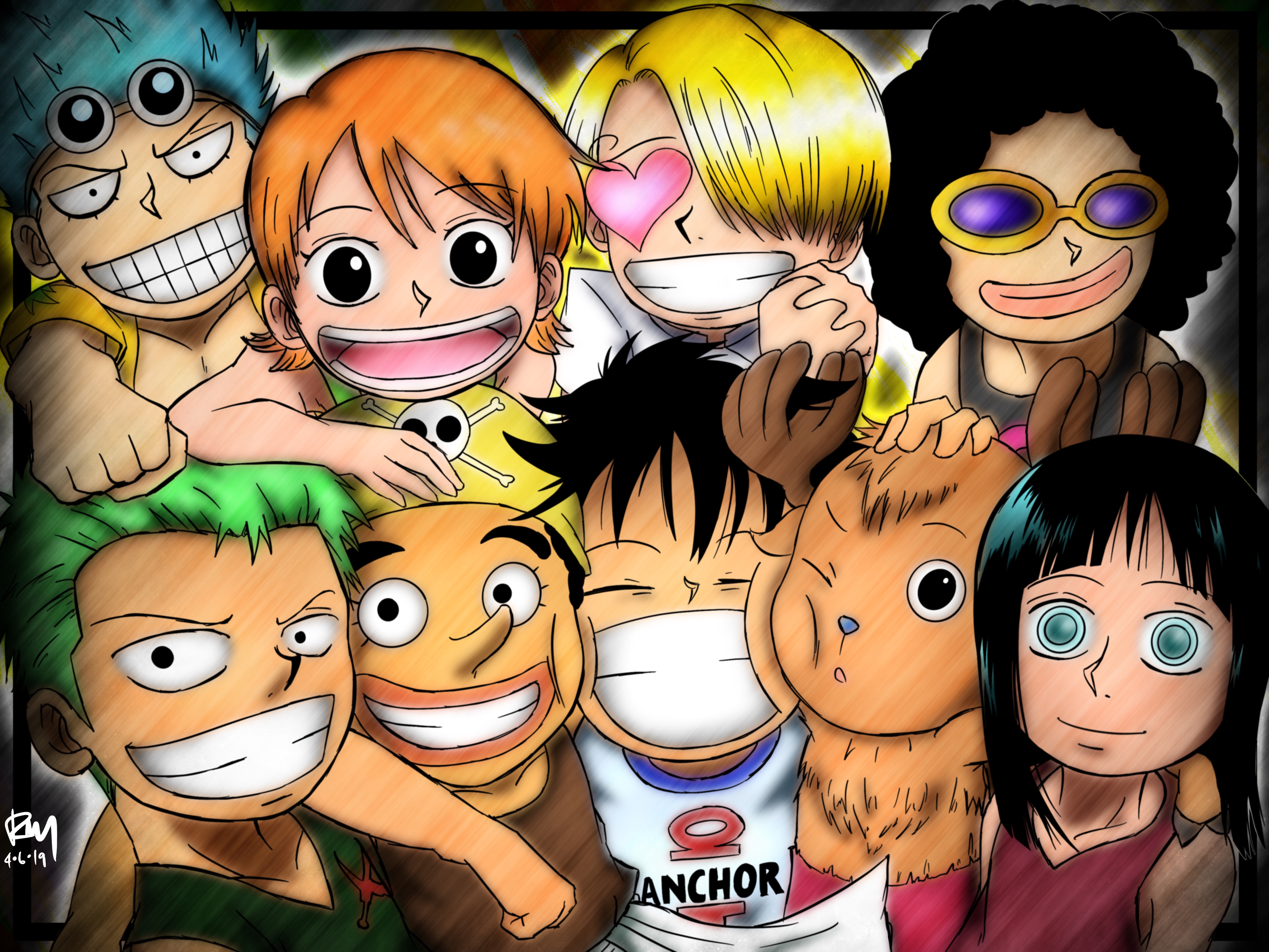 One Piece Straw Hat Crew Wallpaper