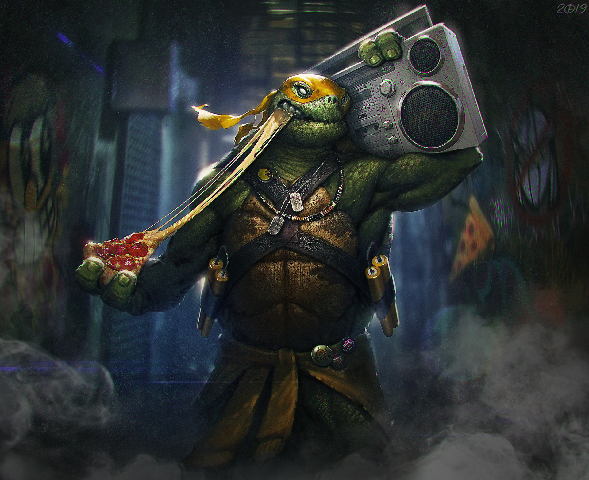 Michelangelo Tmnt 2023 Wallpaper