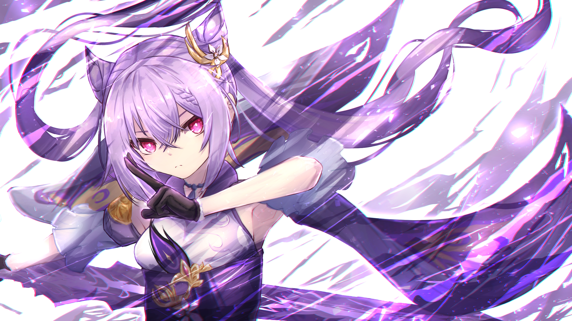 Keqing HD Wallpaper Genshin Impact by れいぞうこ