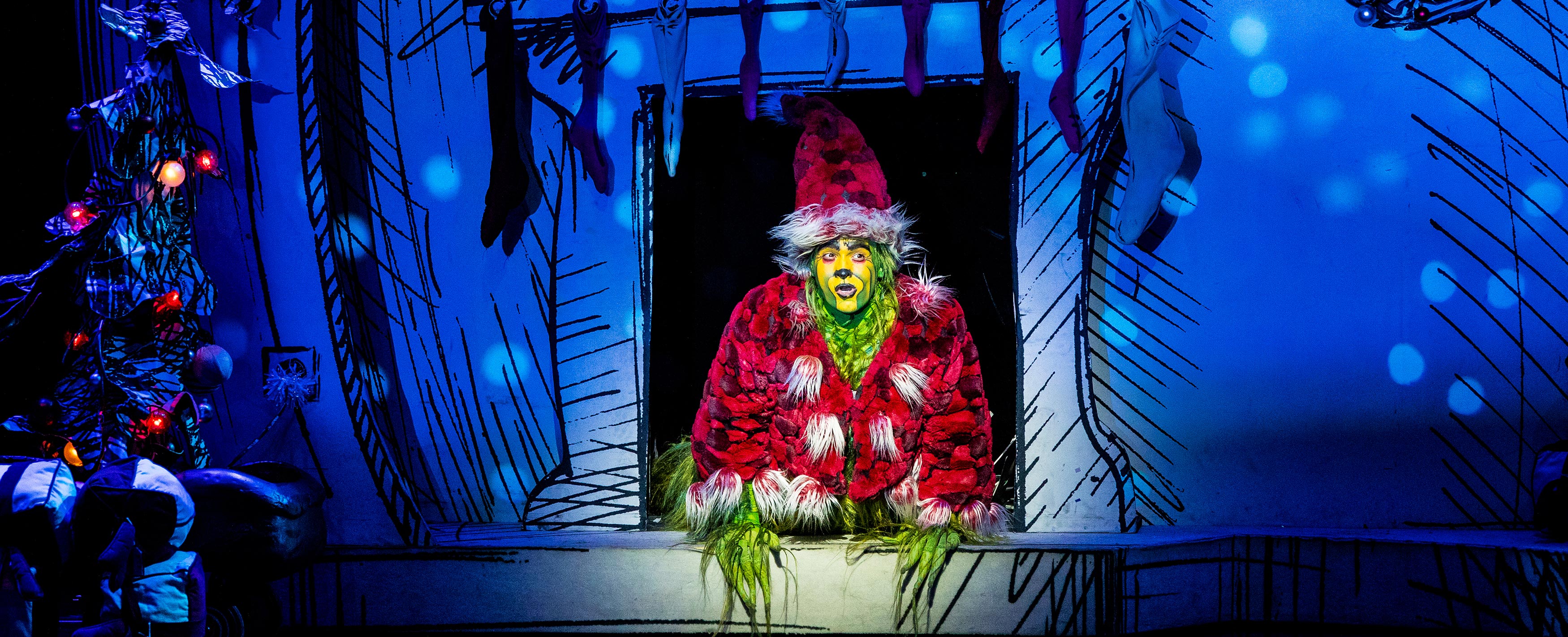 The Grinch Musical HD Wallpaper Festive Seussian Spectacle