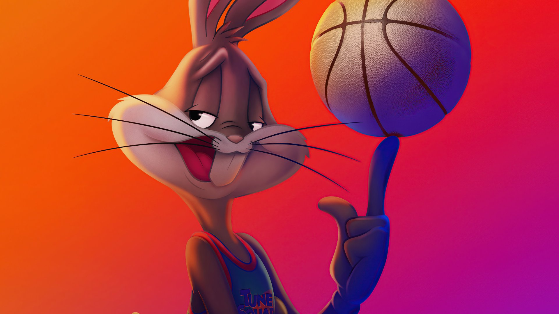 Download Basketball Bugs Bunny Movie Space Jam 2 8k Ultra HD Wallpaper