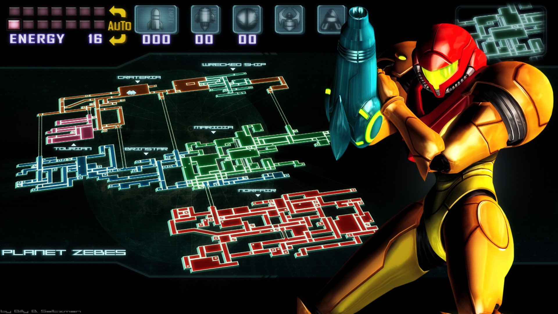 Metroid HD Wallpaper Background Image 1920x1080