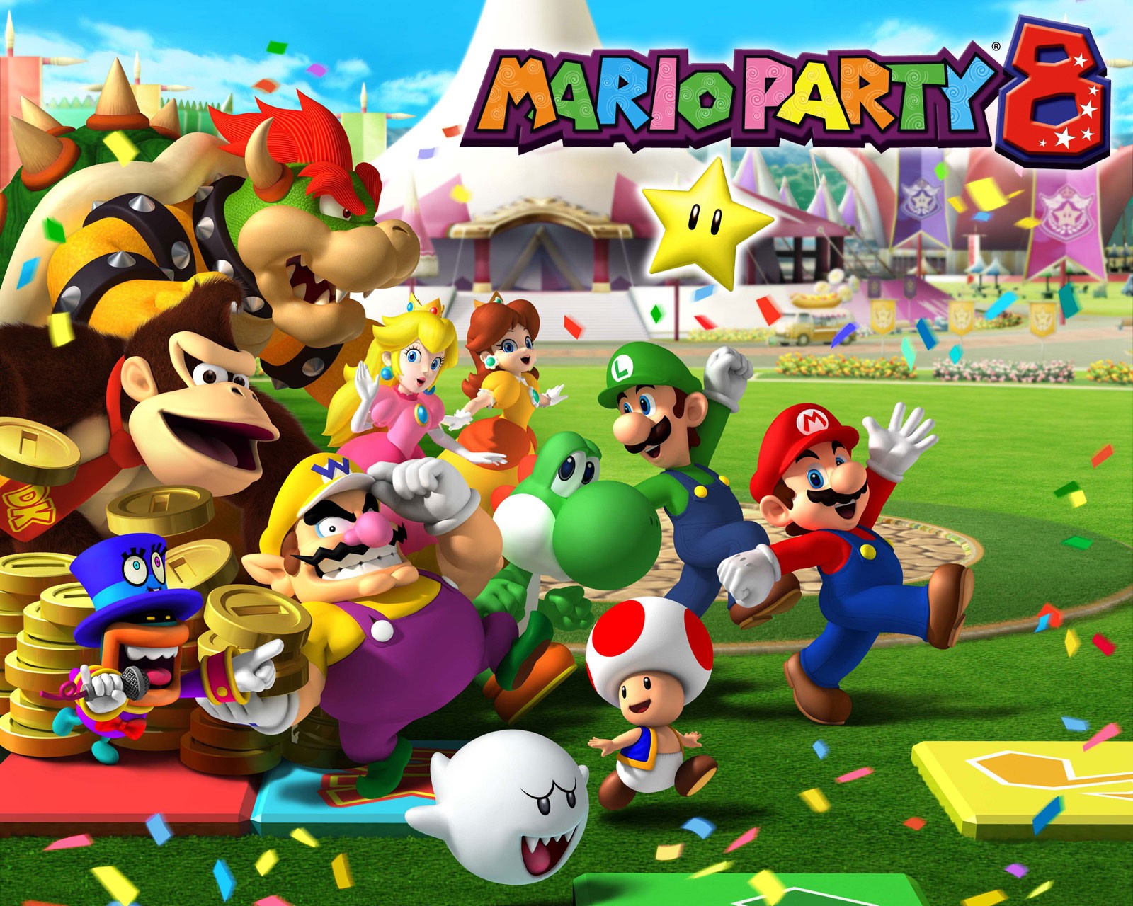 Download Video Game Mario Party 8 Wallpaper
