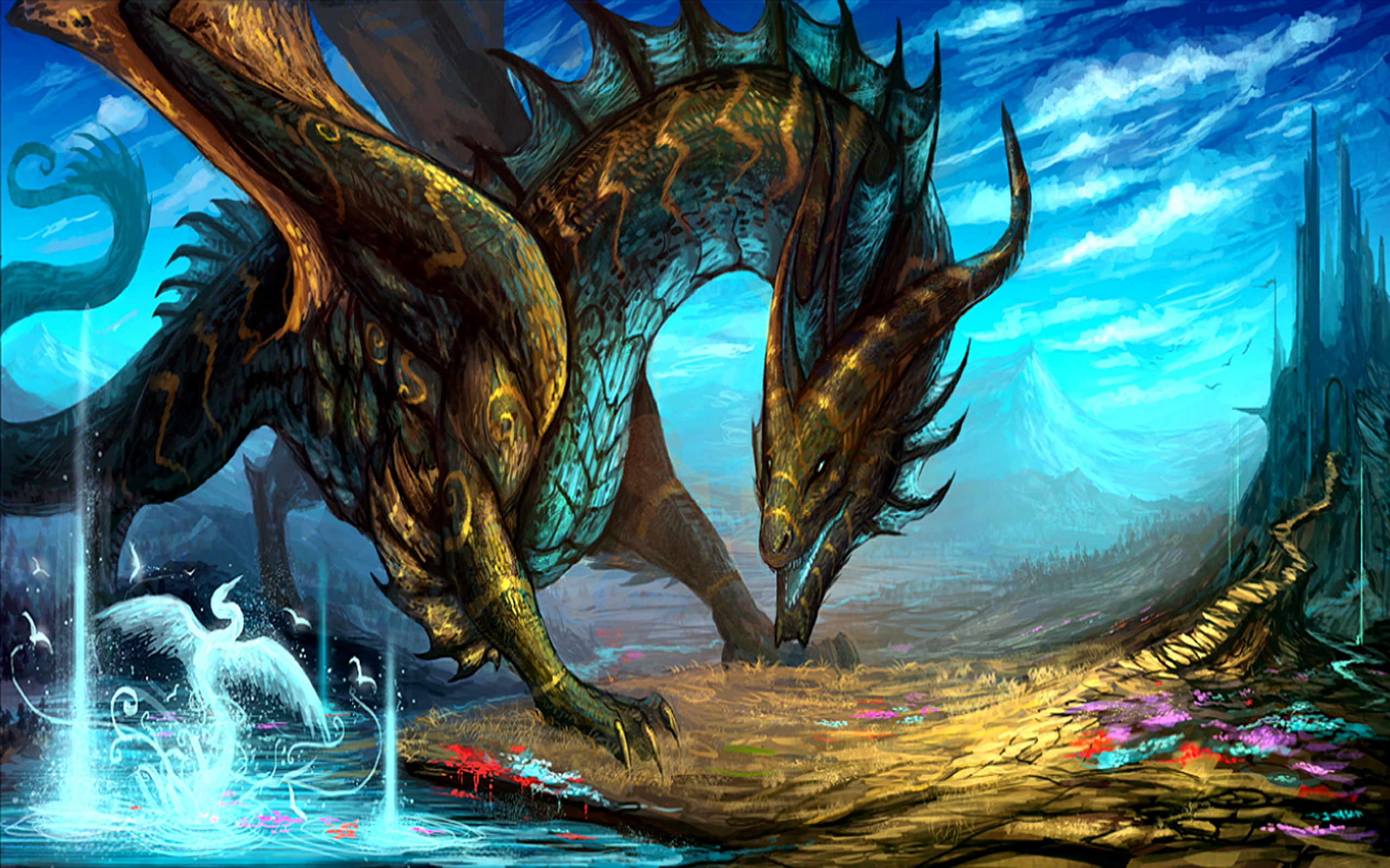 Dragon HD Wallpaper Background Image 2560x1600 ID