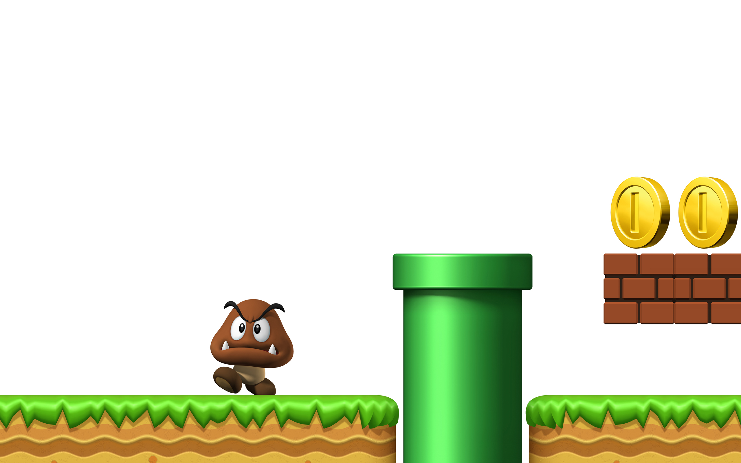 New Super Mario Bros. Wii HD Wallpaper Background Image 2560x1600