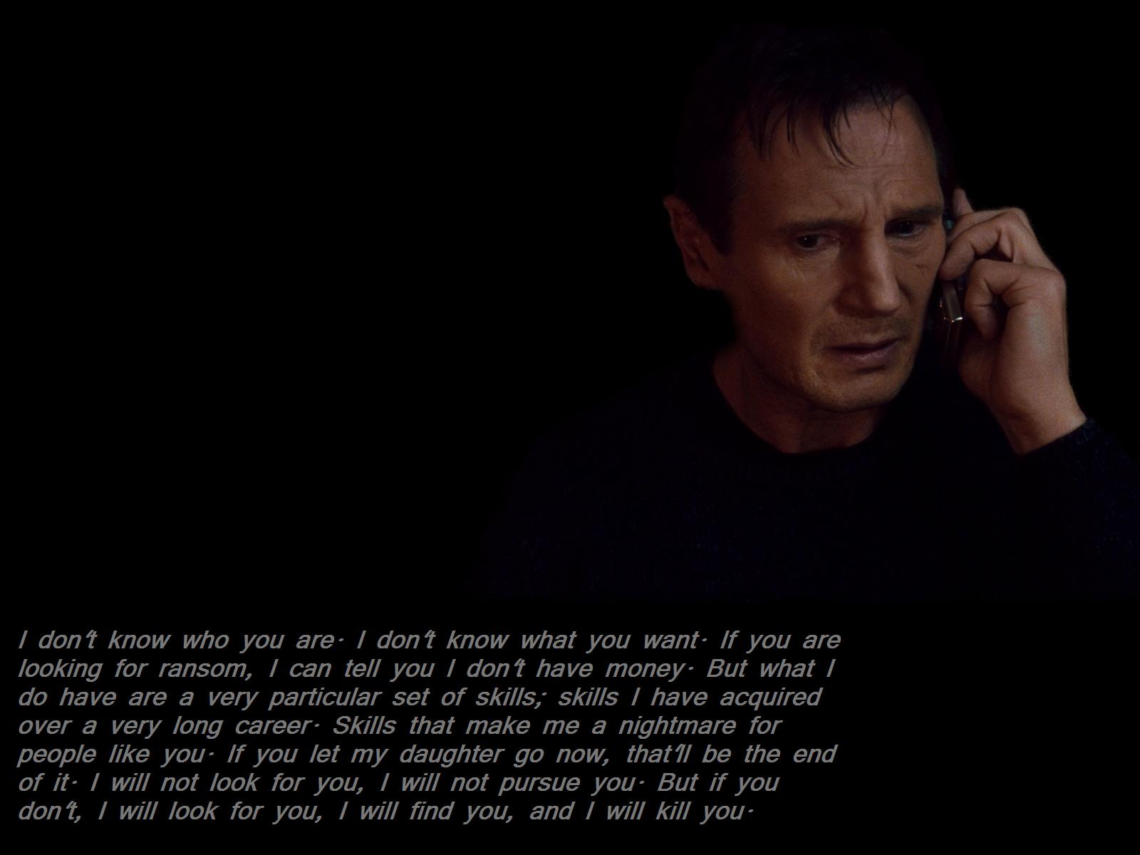 Download Liam Neeson Movie Taken Wallpaper