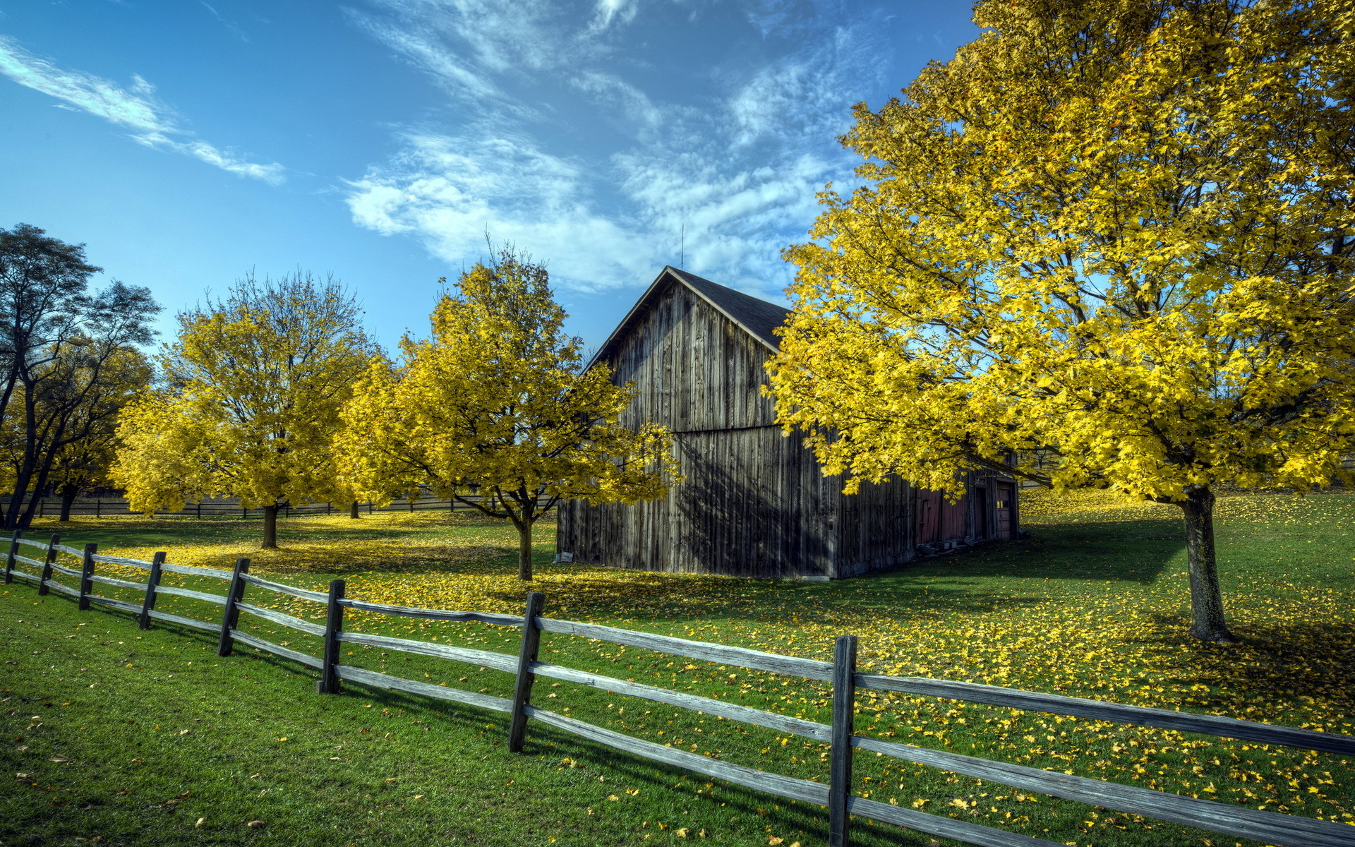 Download Man Made Barn HD Wallpaper