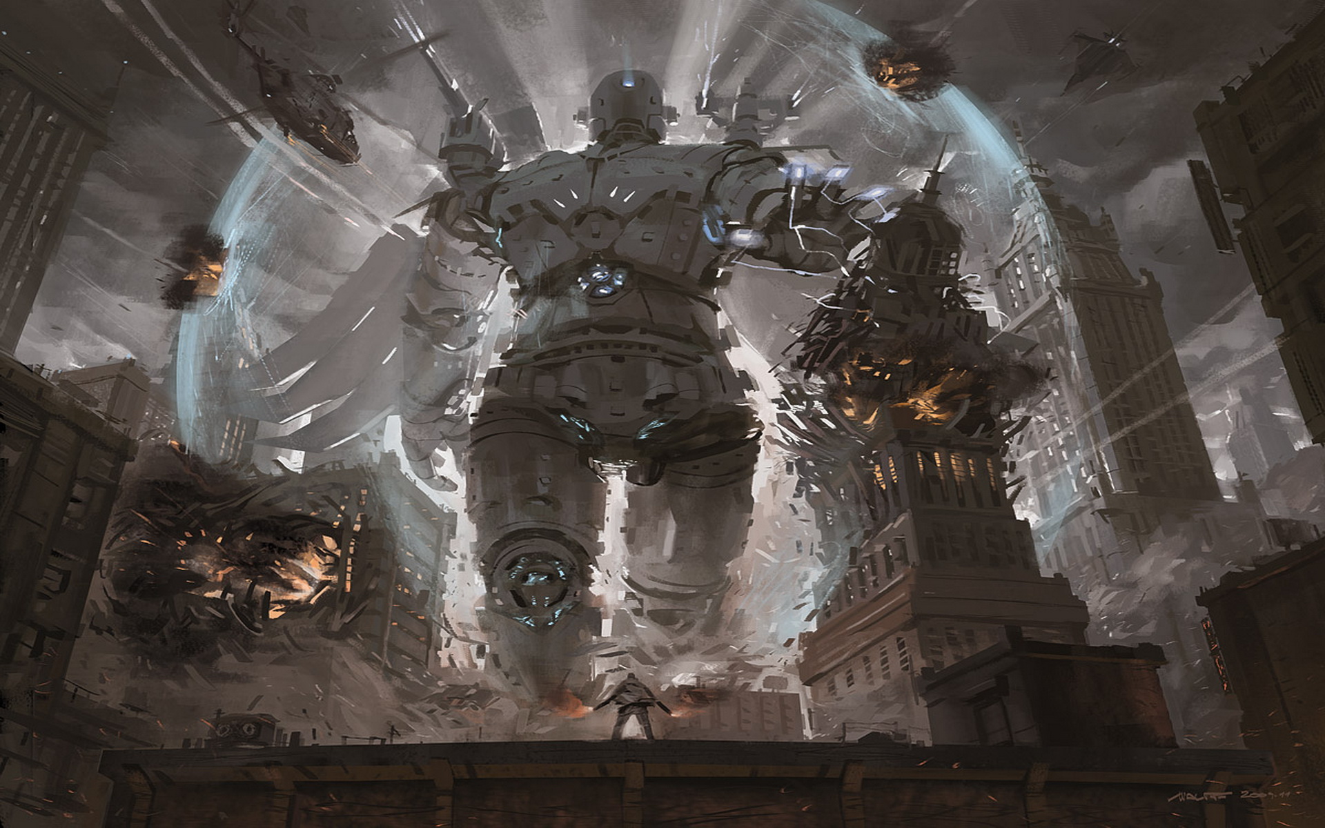 Sci Fi Robot HD Wallpaper Background Image 1920x1200