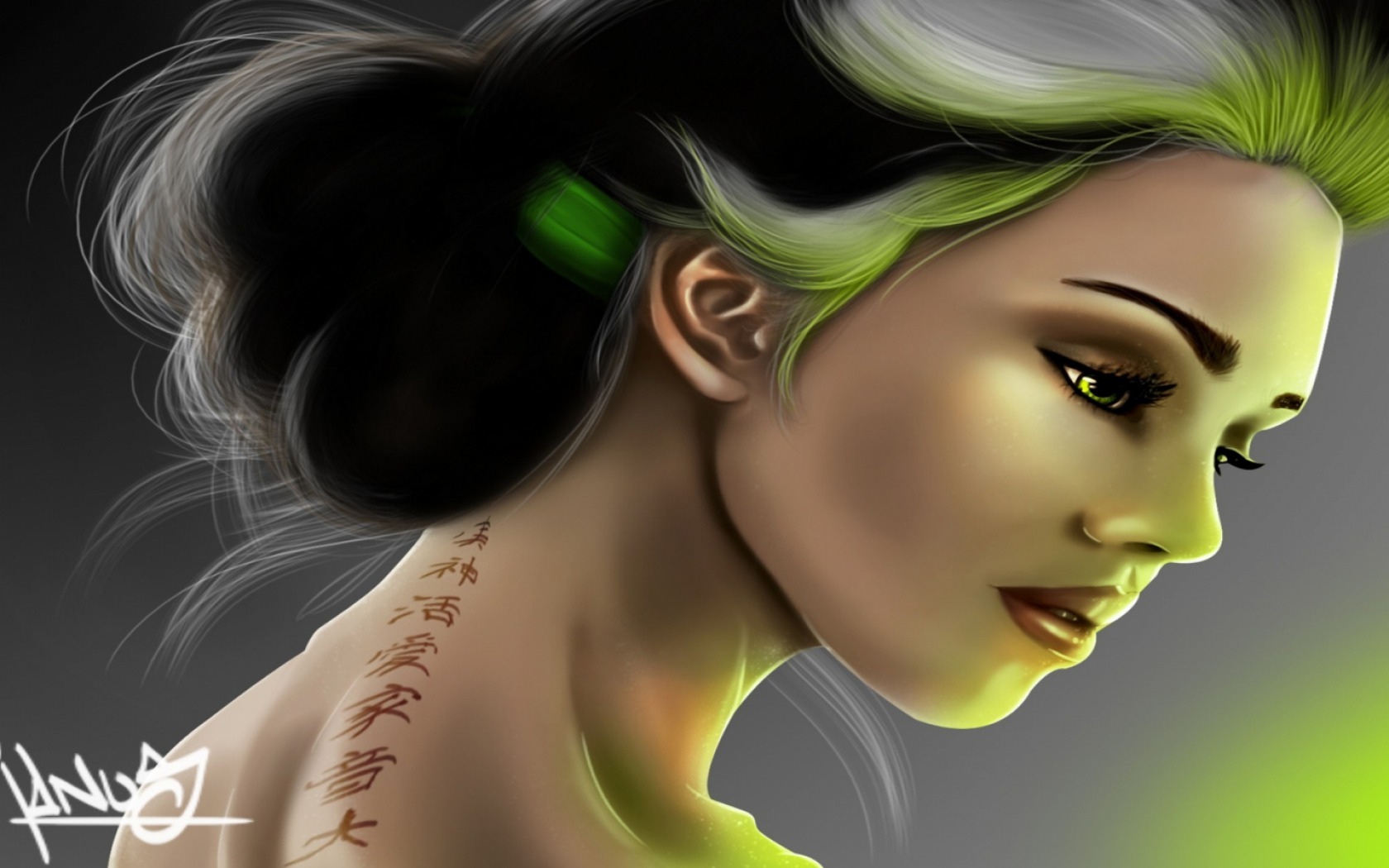 Artistic Face Wallpaper