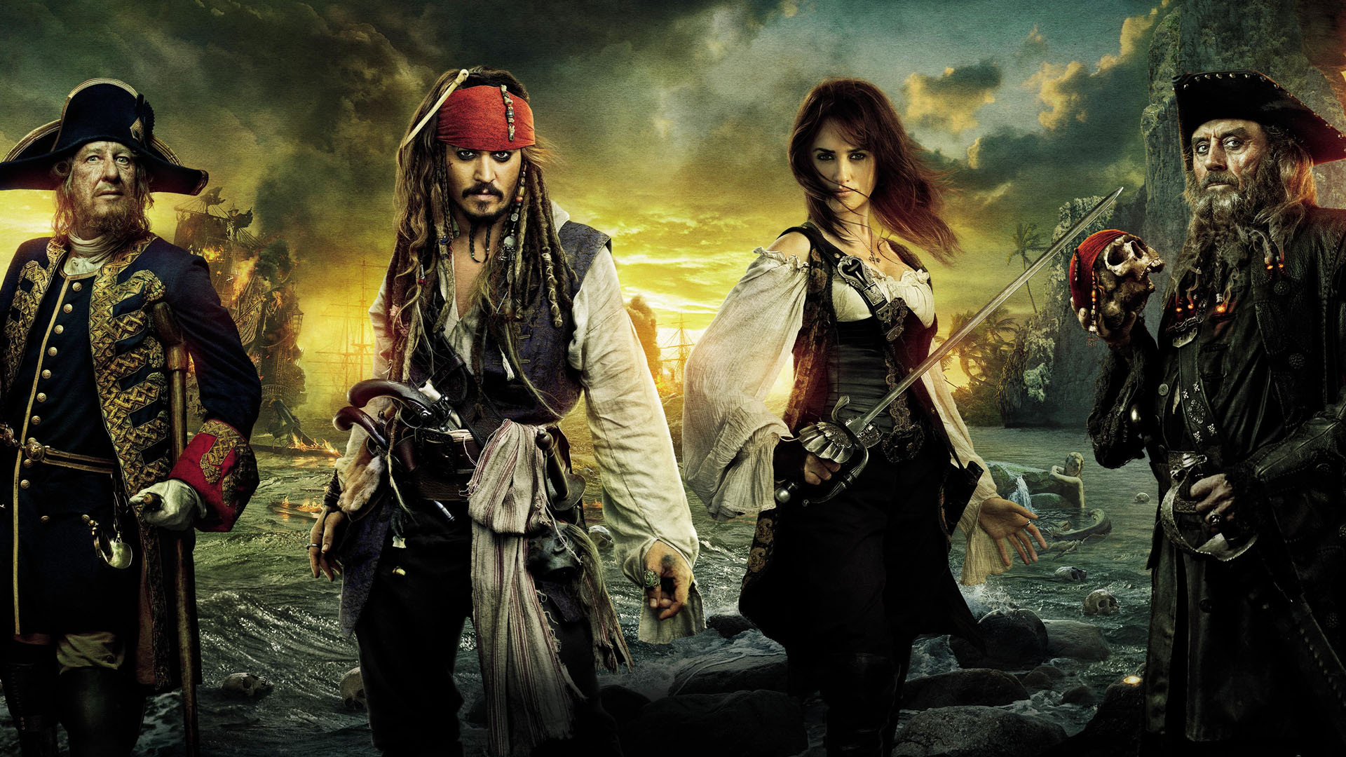 Pirates Of The Caribbean On Stranger Tides HD Wallpaper Background