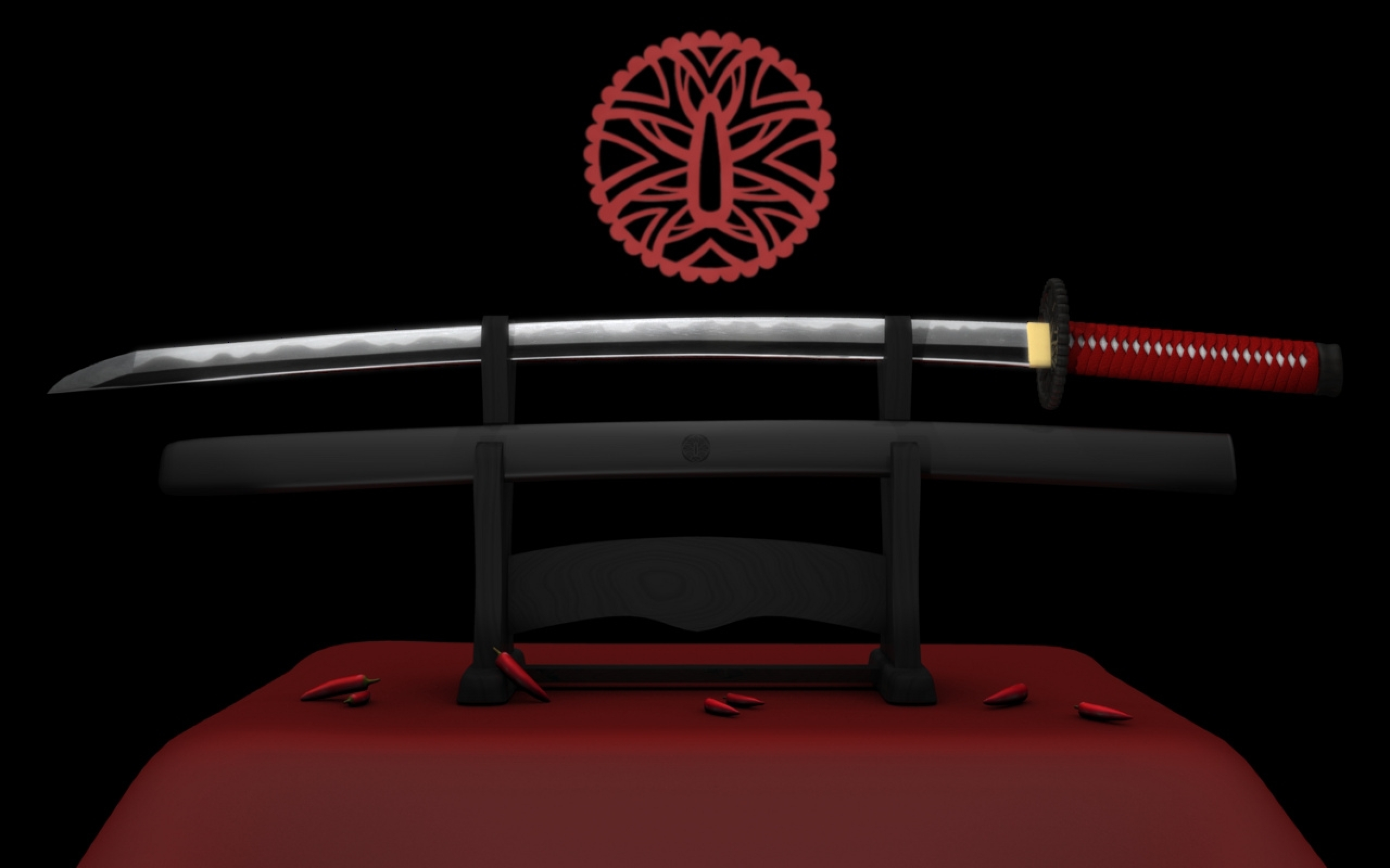 Red Katana Wallpaper