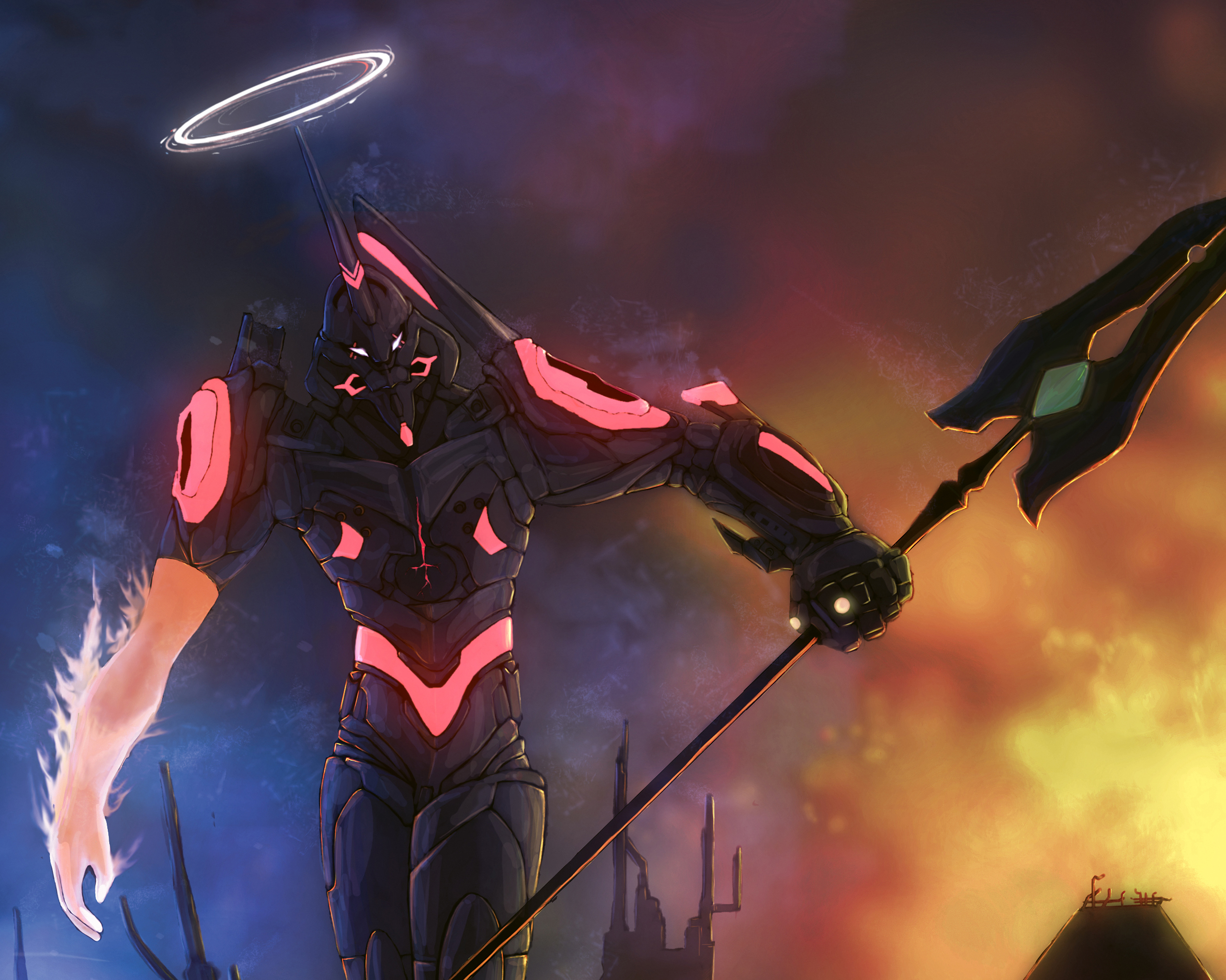 Download Evangelion Unit01 Anime Neon Genesis Evangelion HD Wallpaper