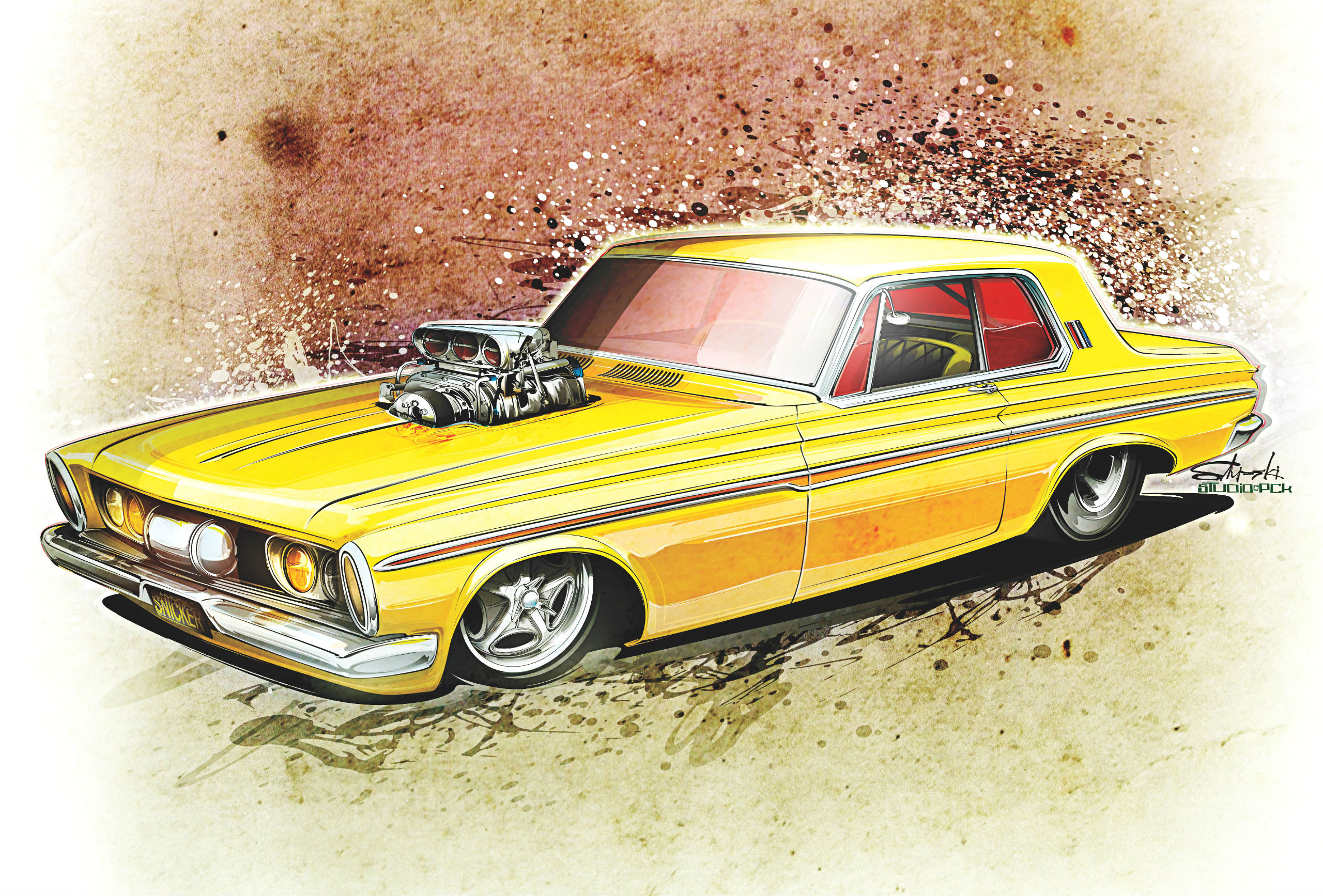 Download Vehicle 1963 Plymouth Savoy HD Wallpaper