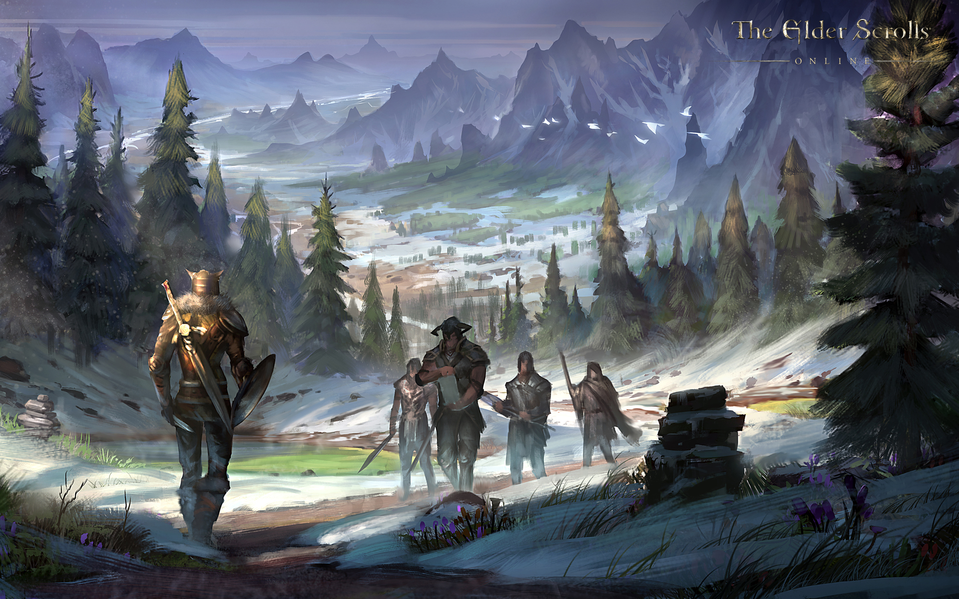 The Elder Scrolls Online Full HD Wallpaper and Background Image