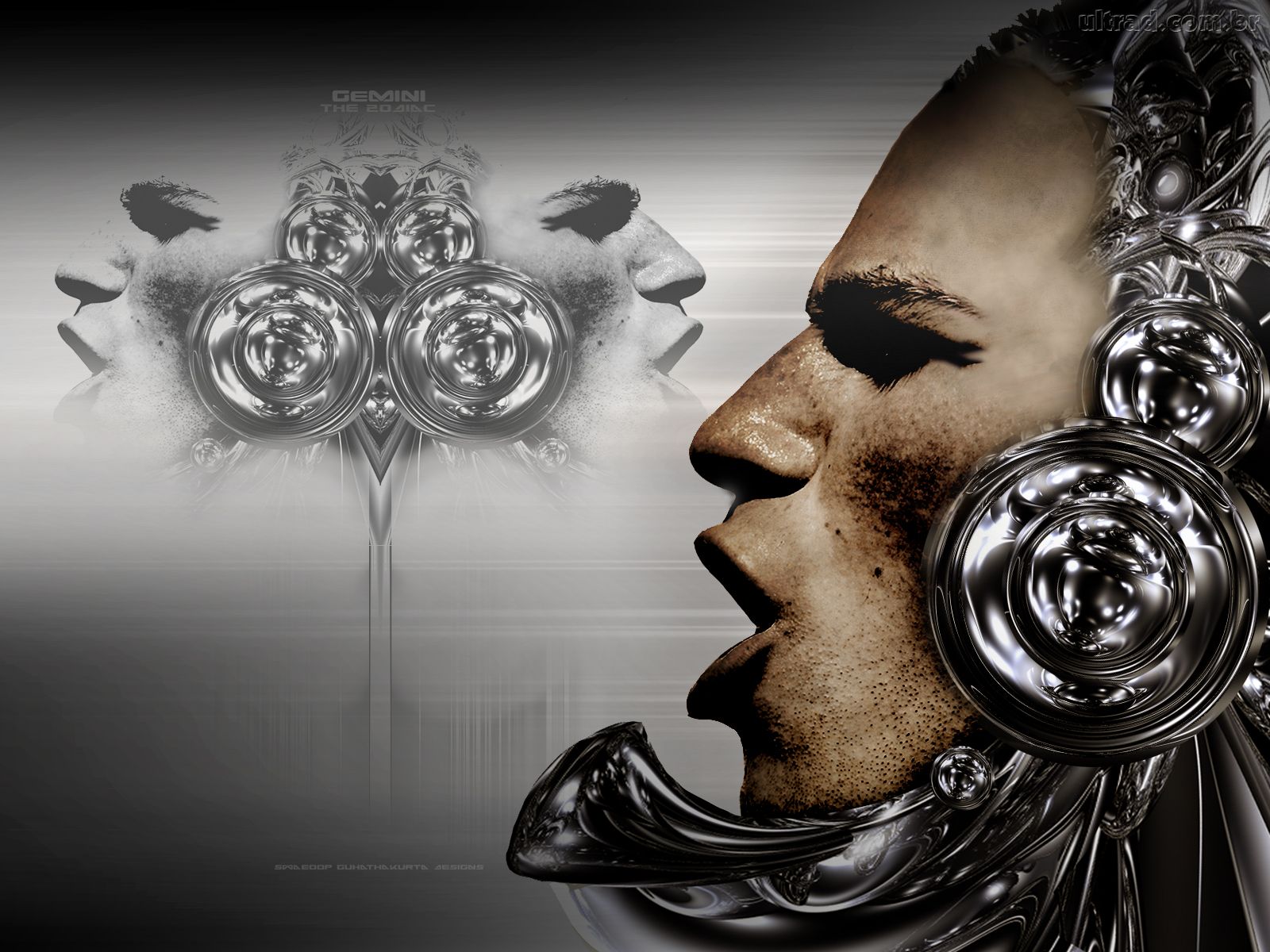 Artistic Gemini Wallpaper