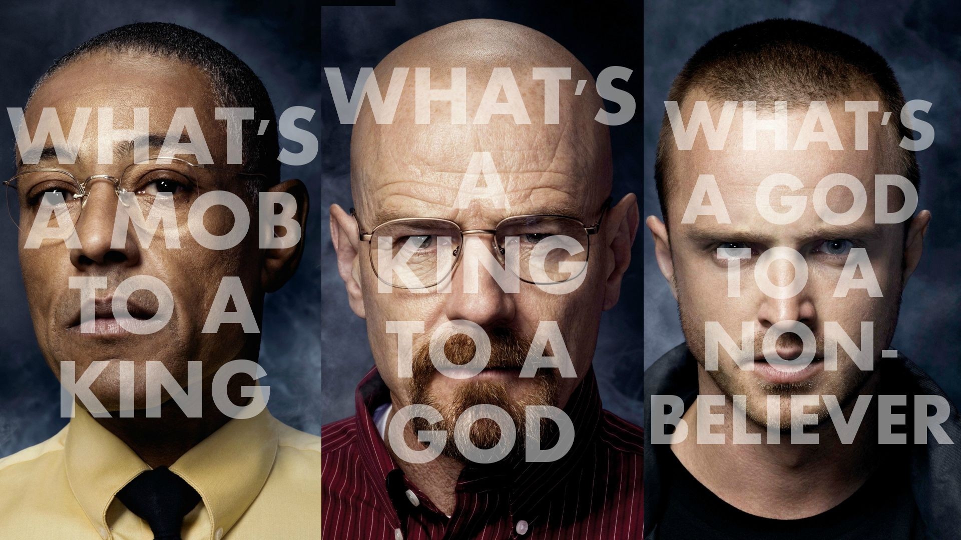 Breaking Bad Trio HD Wallpaper - Walter White, Jesse Pinkman, Gustavo Fring