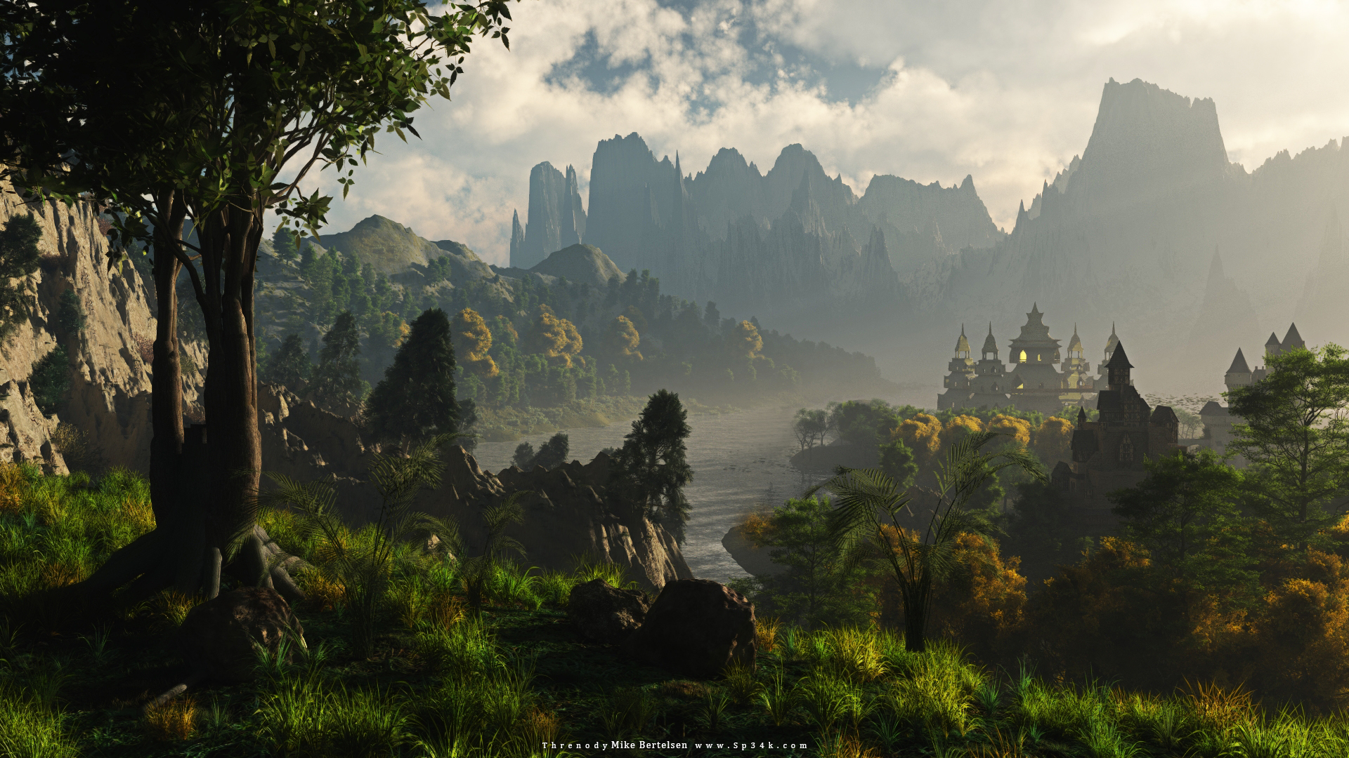 Fantasy Landscape HD Wallpaper Background Image 1920x1080
