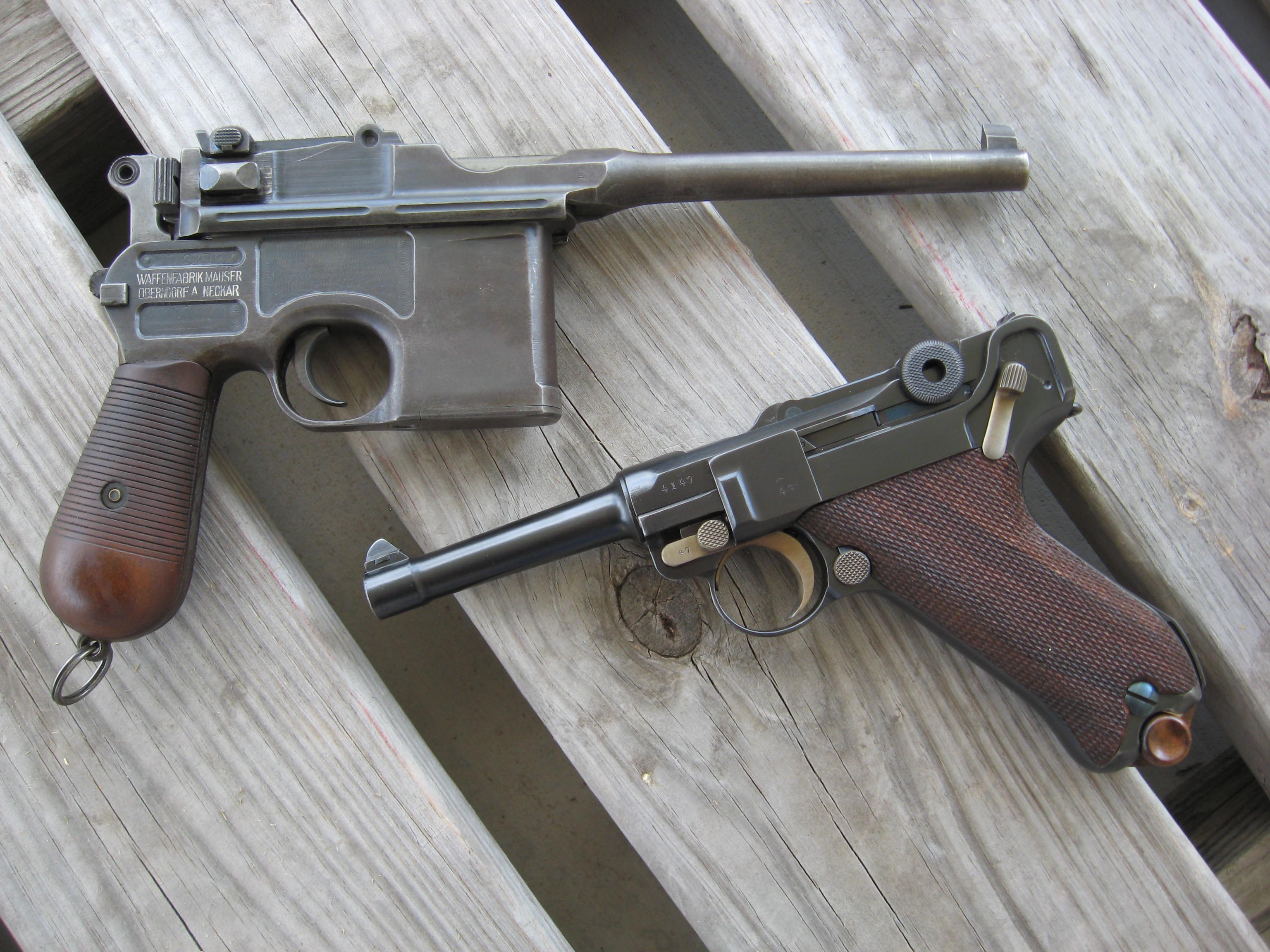 2 Mauser Pistol HD Wallpapers Background Images