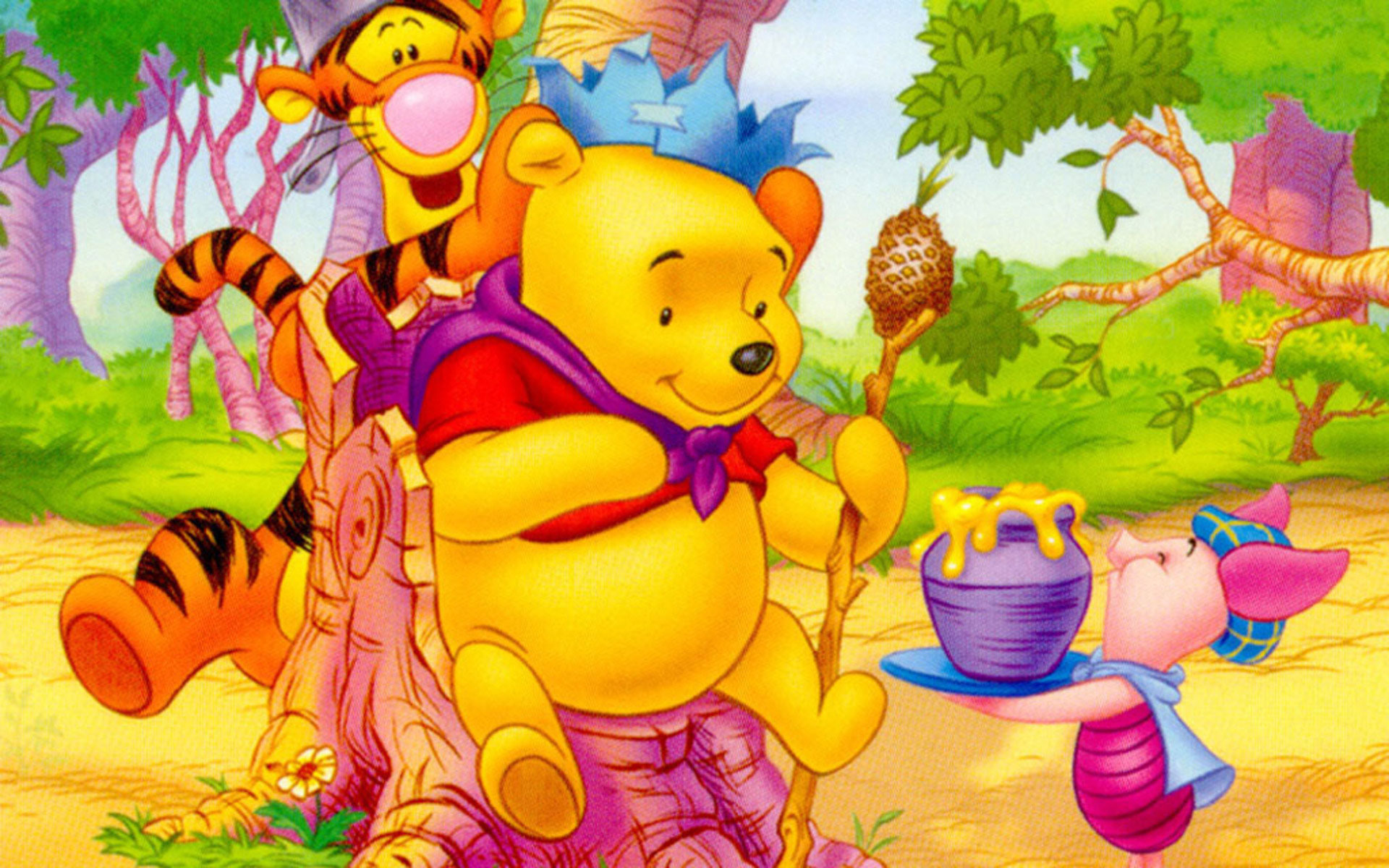 Winnie the Pooh HD Wallpaper Adventures in the Hundred Acre Wood