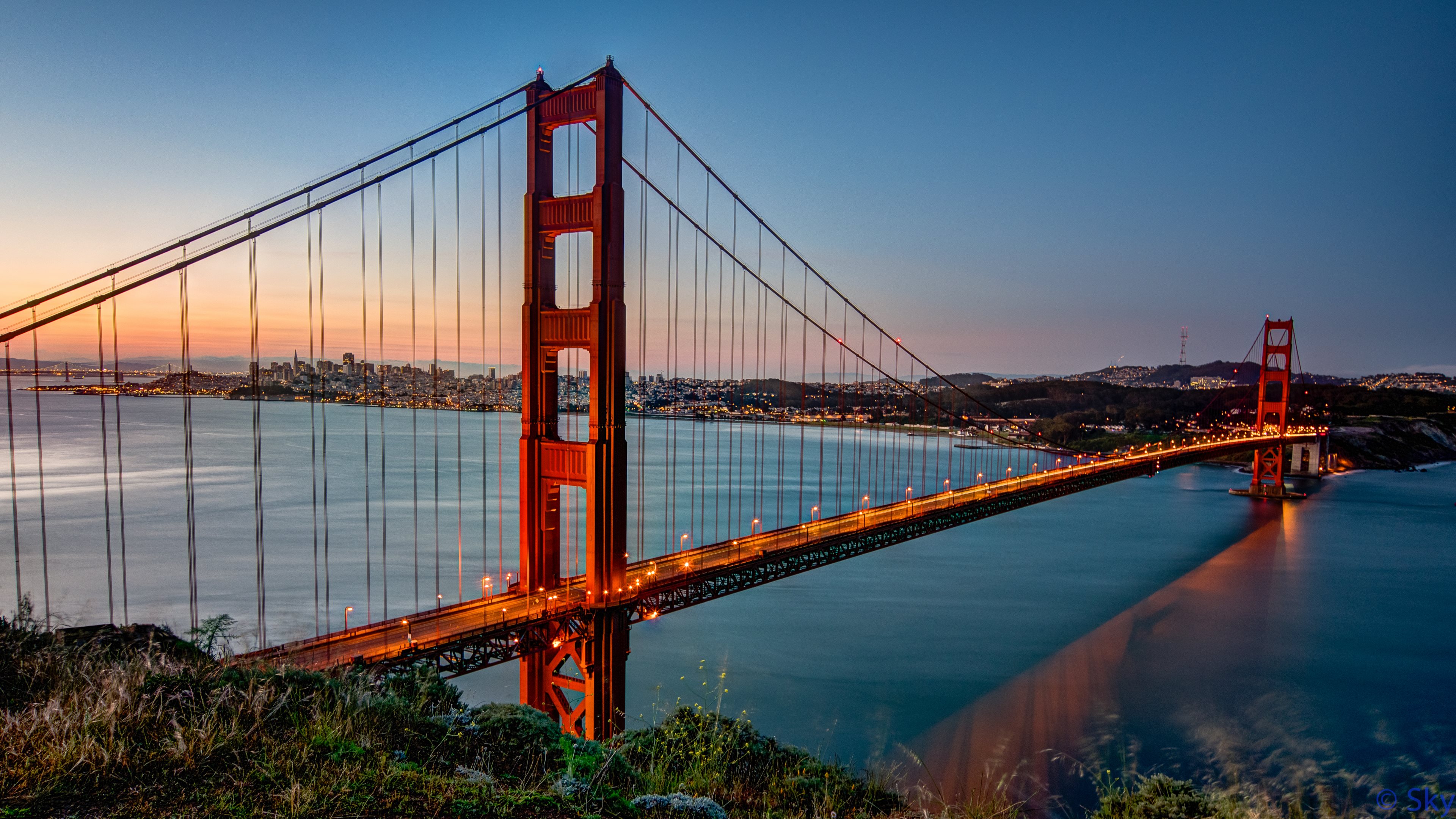 Golden Gate 4k Ultra HD Wallpaper Background Image 3840x2160