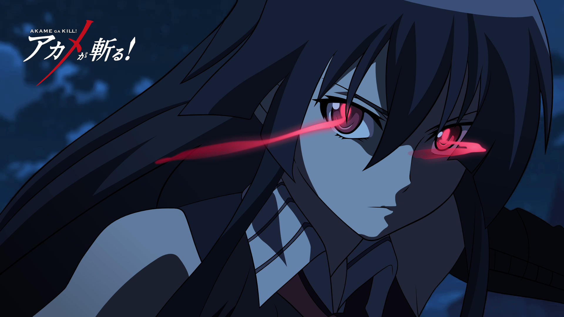Akame HD Wallpaper of the Fierce Heroine from Akame ga Kill!