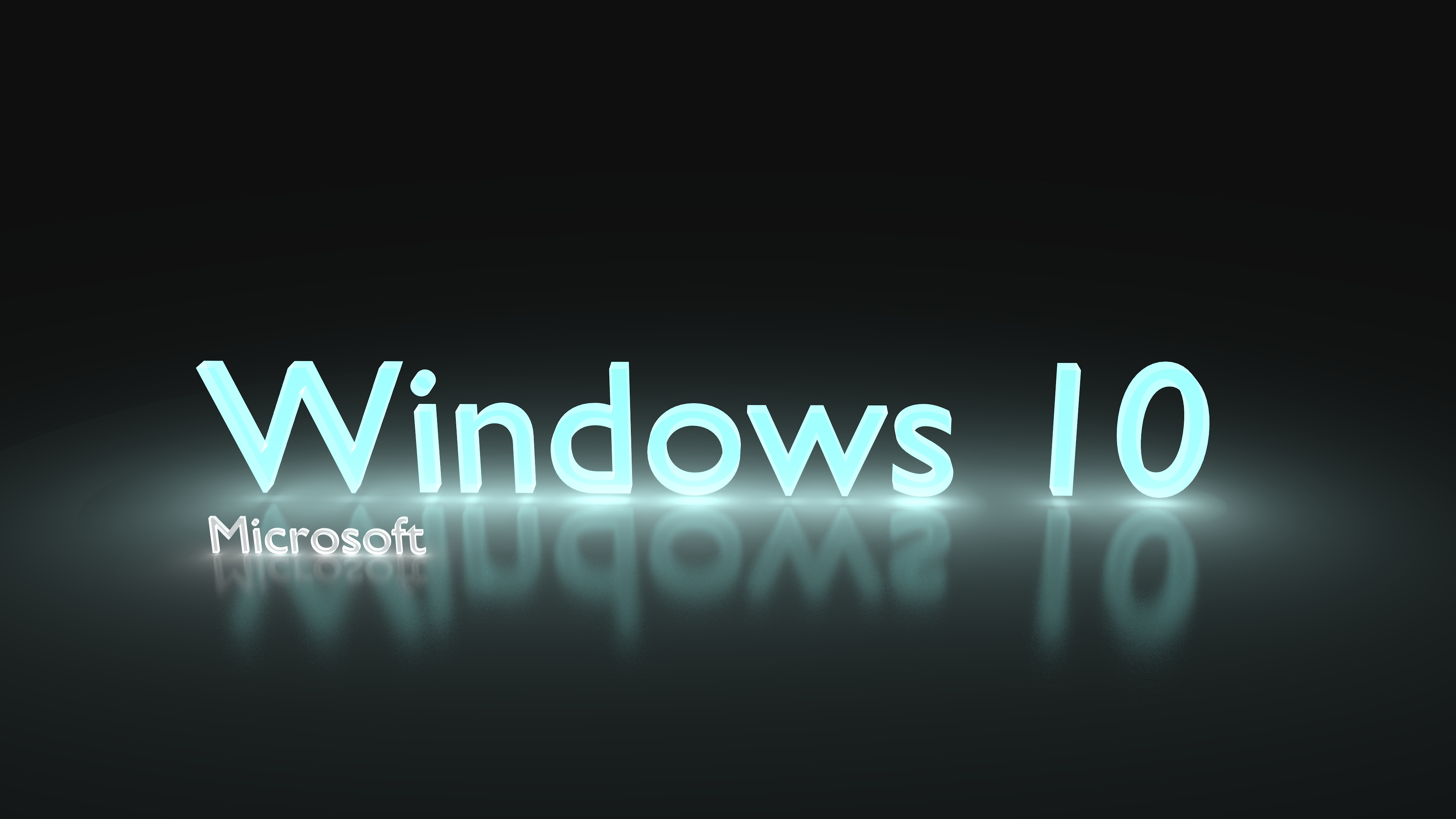 Windows 10 glowing light blue 4k Ultra Papel de Parede HD Plano de