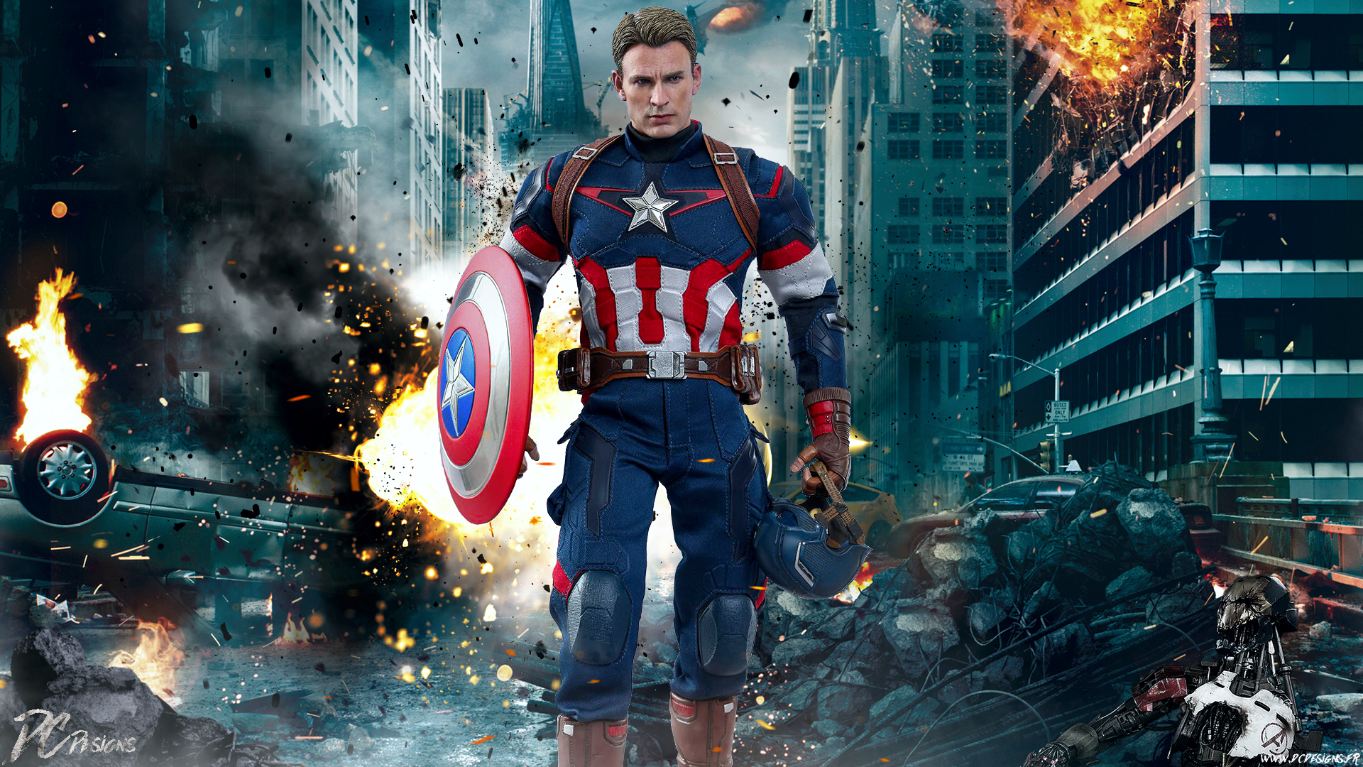 Captain America HD Wallpaper Background Image