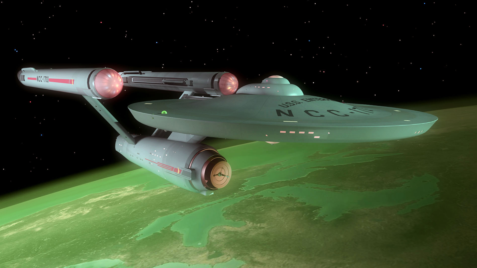 USS Enterprise (NCC1701) HD Wallpaper Background Image 1920x1080
