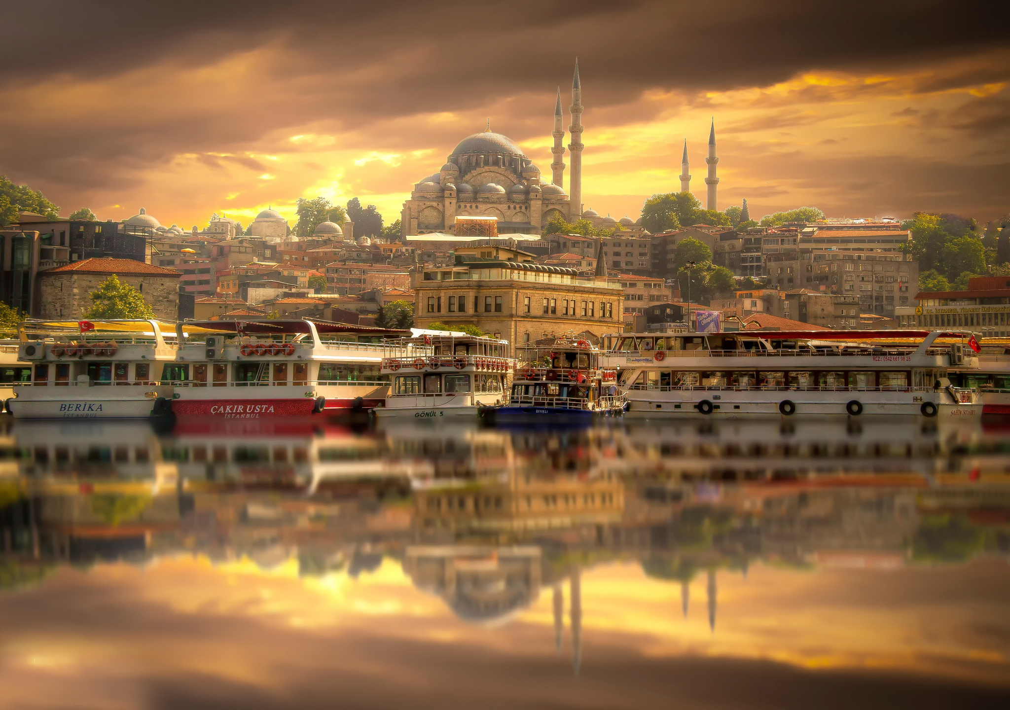 Istanbul City View Fond d'écran HD ArrièrePlan 2048x1440 ID