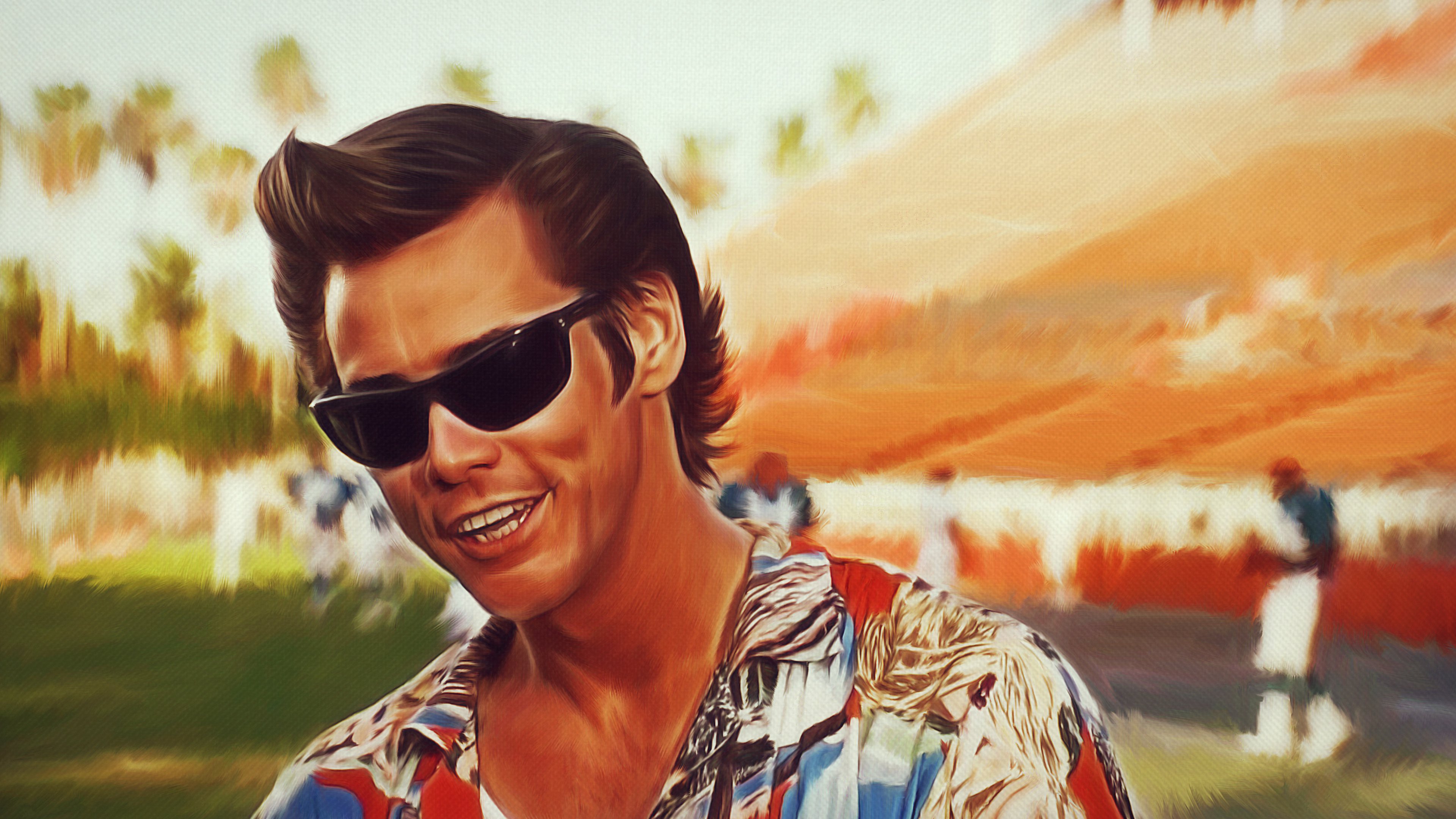 Ace Ventura Pet Detective 4k Ultra HD Wallpaper Background Image