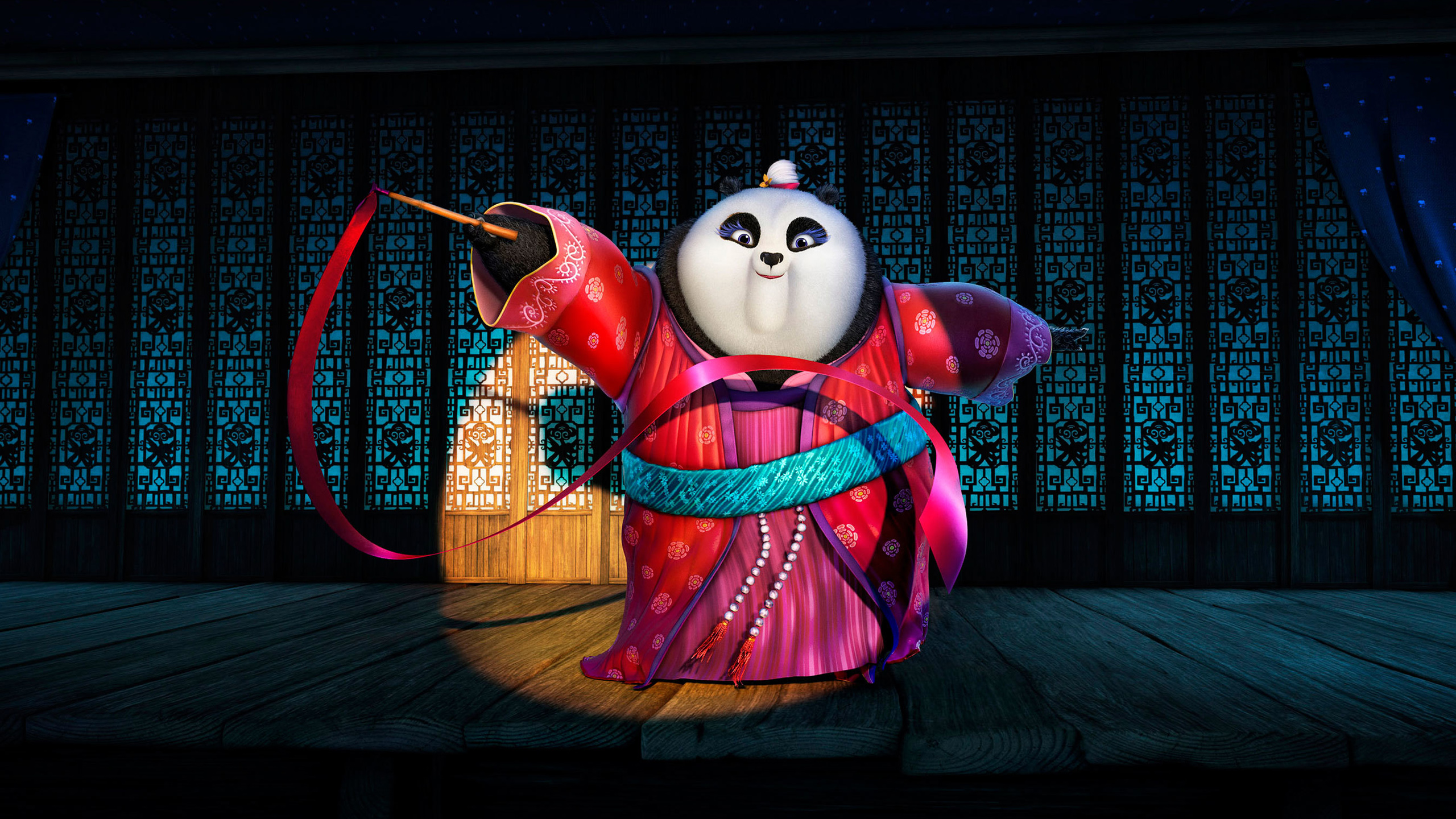 Kung Fu Panda 3 HD Wallpaper Background Image 2560x1440