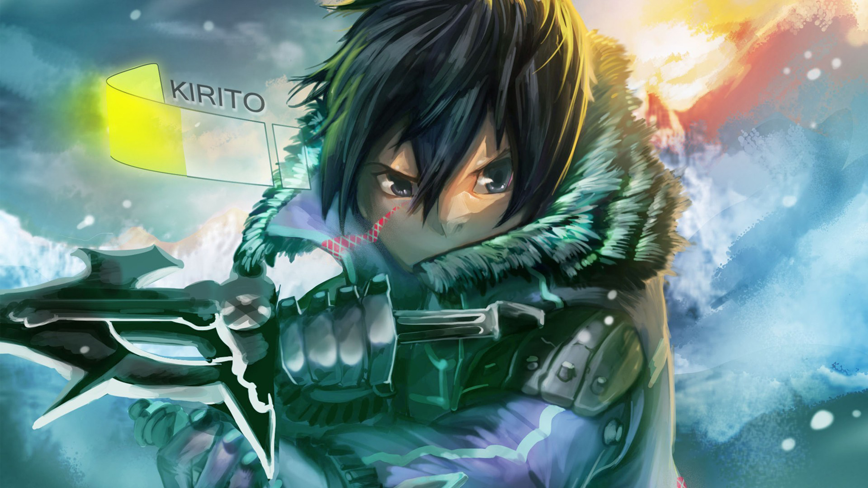 Kirito Fond d'écran HD ArrièrePlan 2920x1643