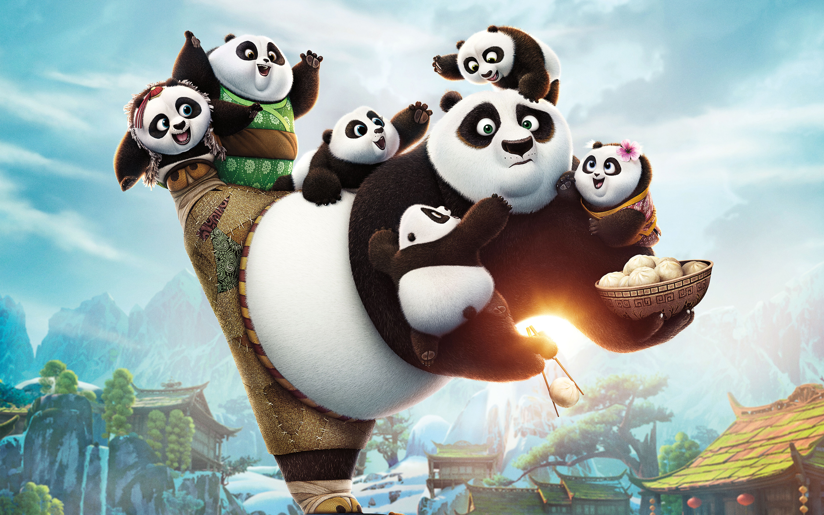 14 Kung Fu Panda 3 HD Wallpapers Backgrounds Wallpaper