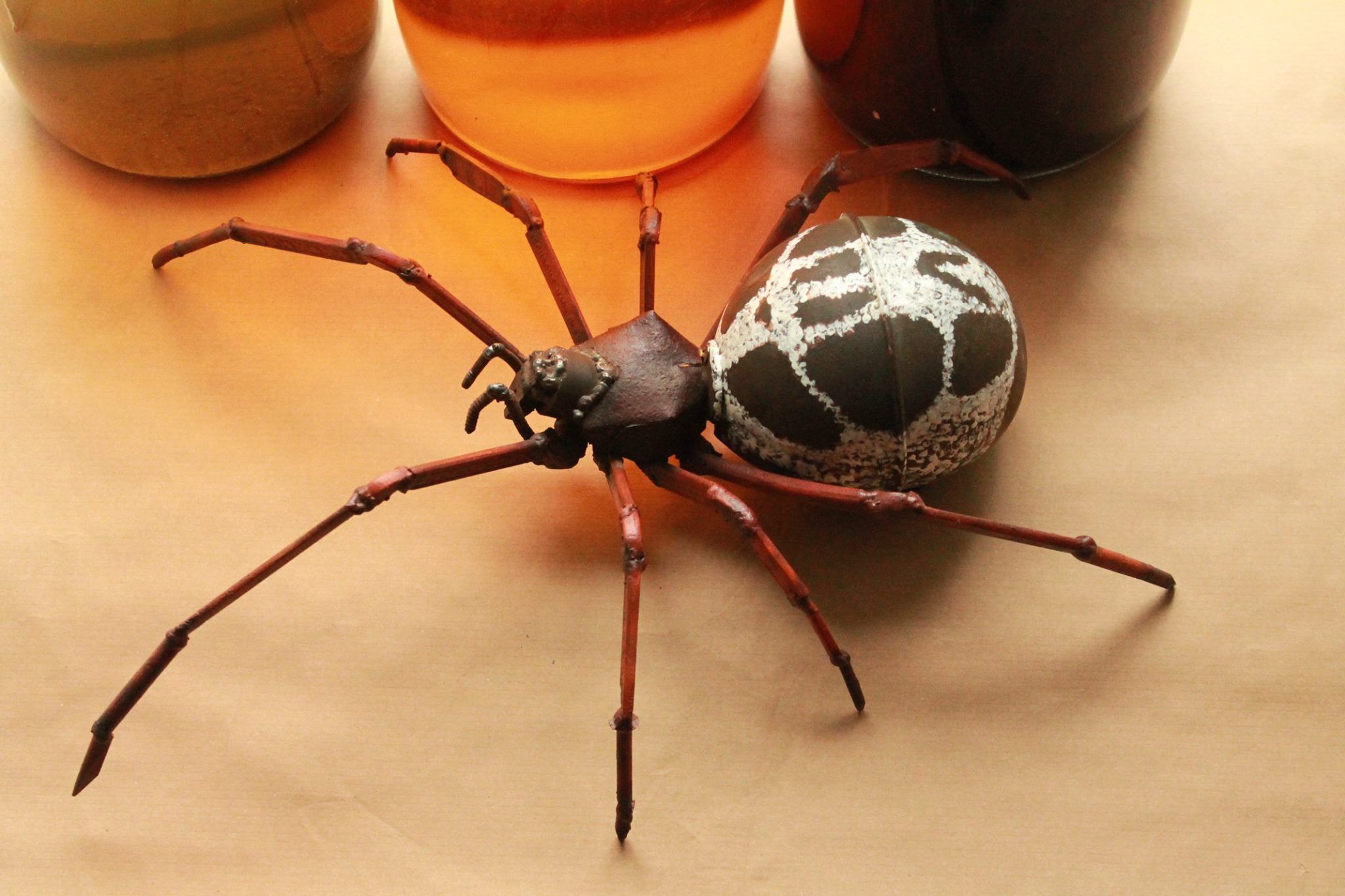 scrap metal art by John Brown